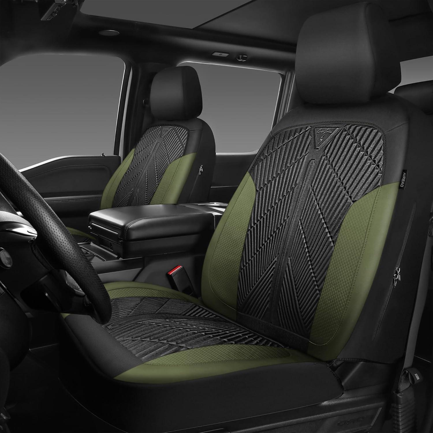 Cubiertas de Asiento de Coche CAR PASS Neopreno Negro Verde