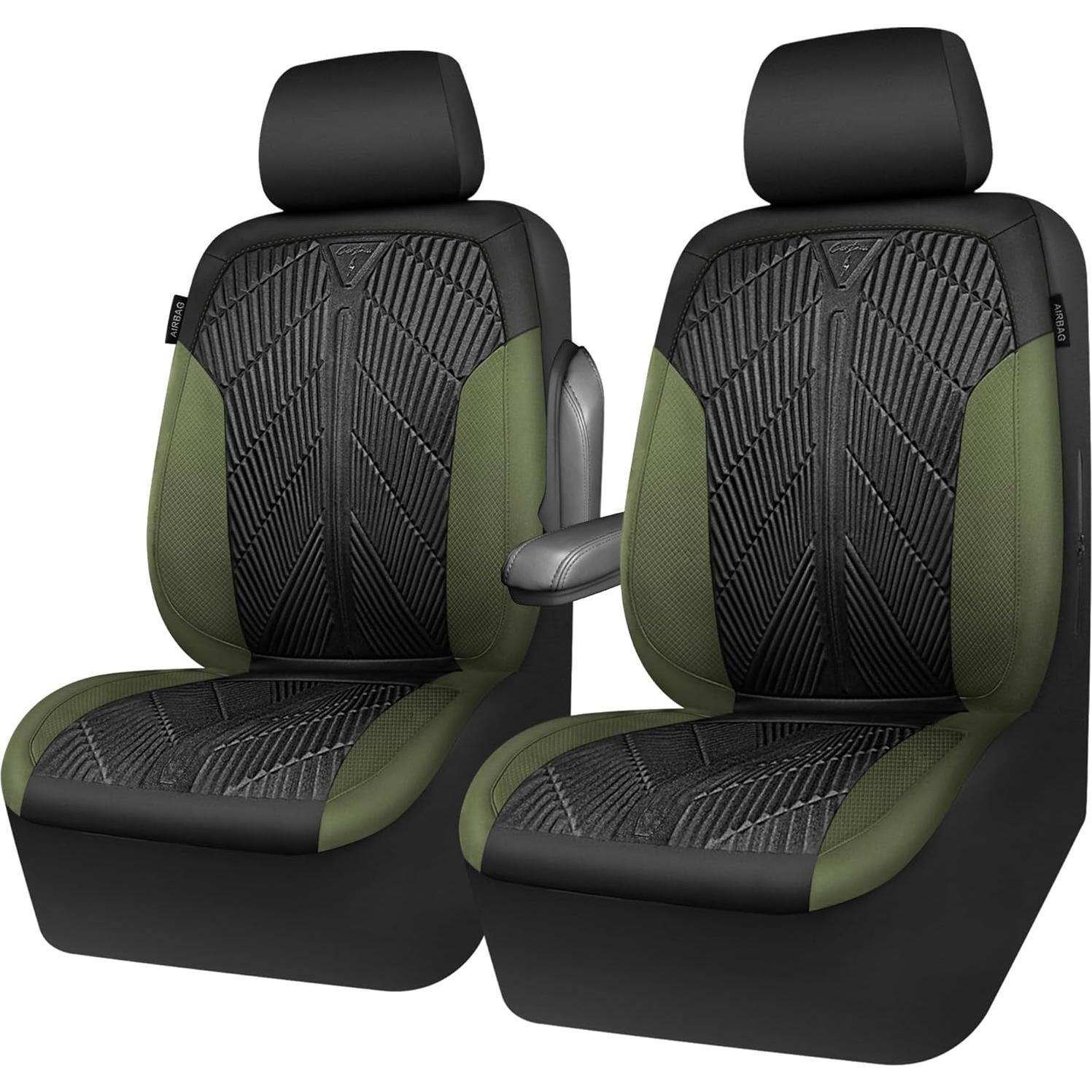 Cubiertas de Asiento de Coche CAR PASS Neopreno Negro Verde