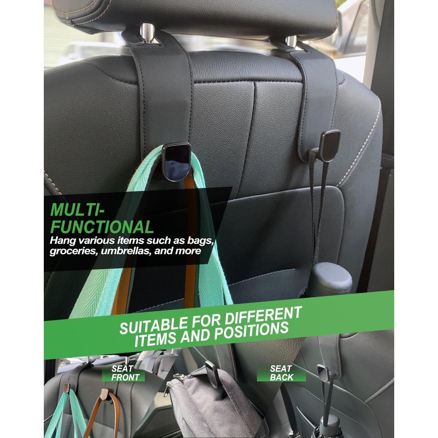 Ganchos para Reposacabezas Teoenix - Paquete de 2, Negro