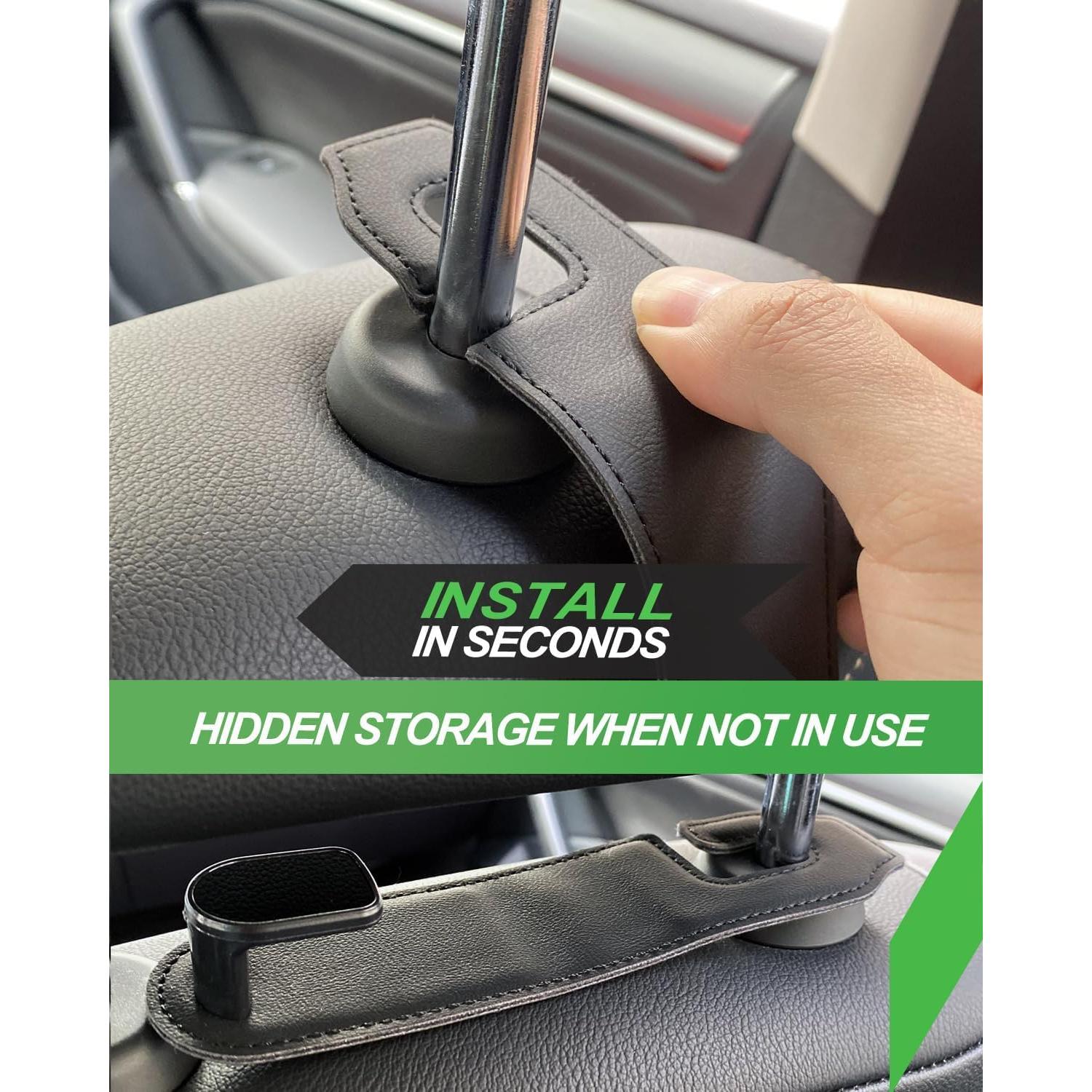 Ganchos para Reposacabezas Teoenix - Paquete de 2, Negro