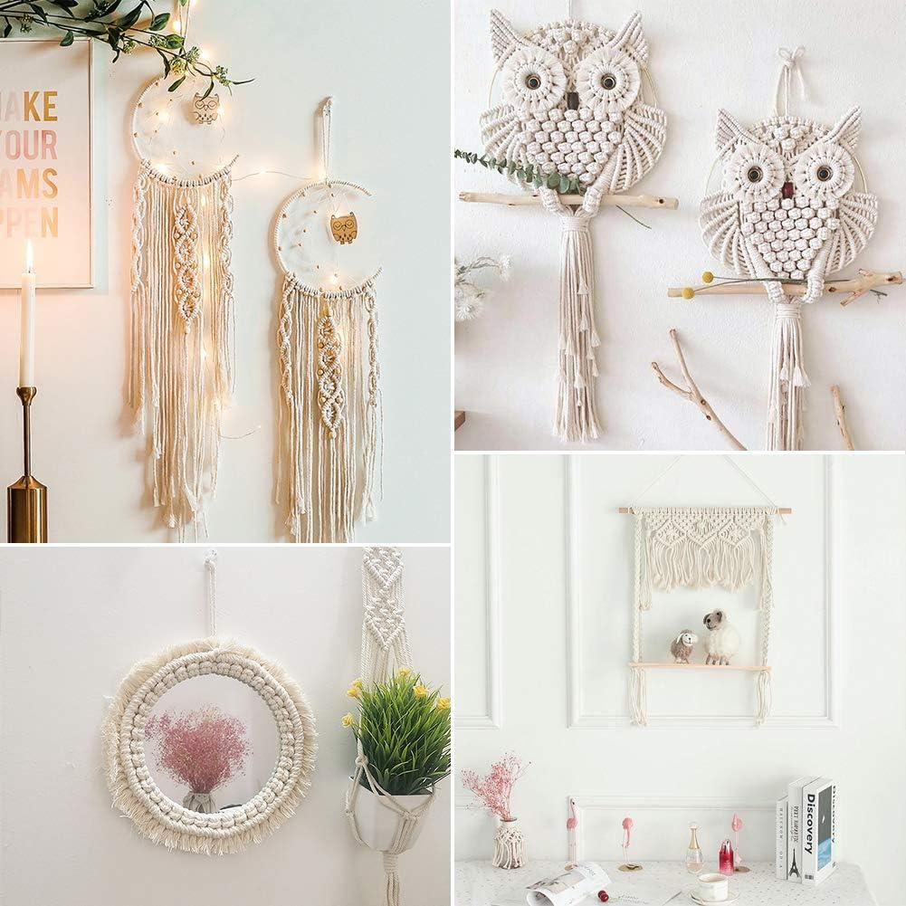 Cuerda de Macramé Tenn Well 5mm x 50m Algodón Beige para Manualidades