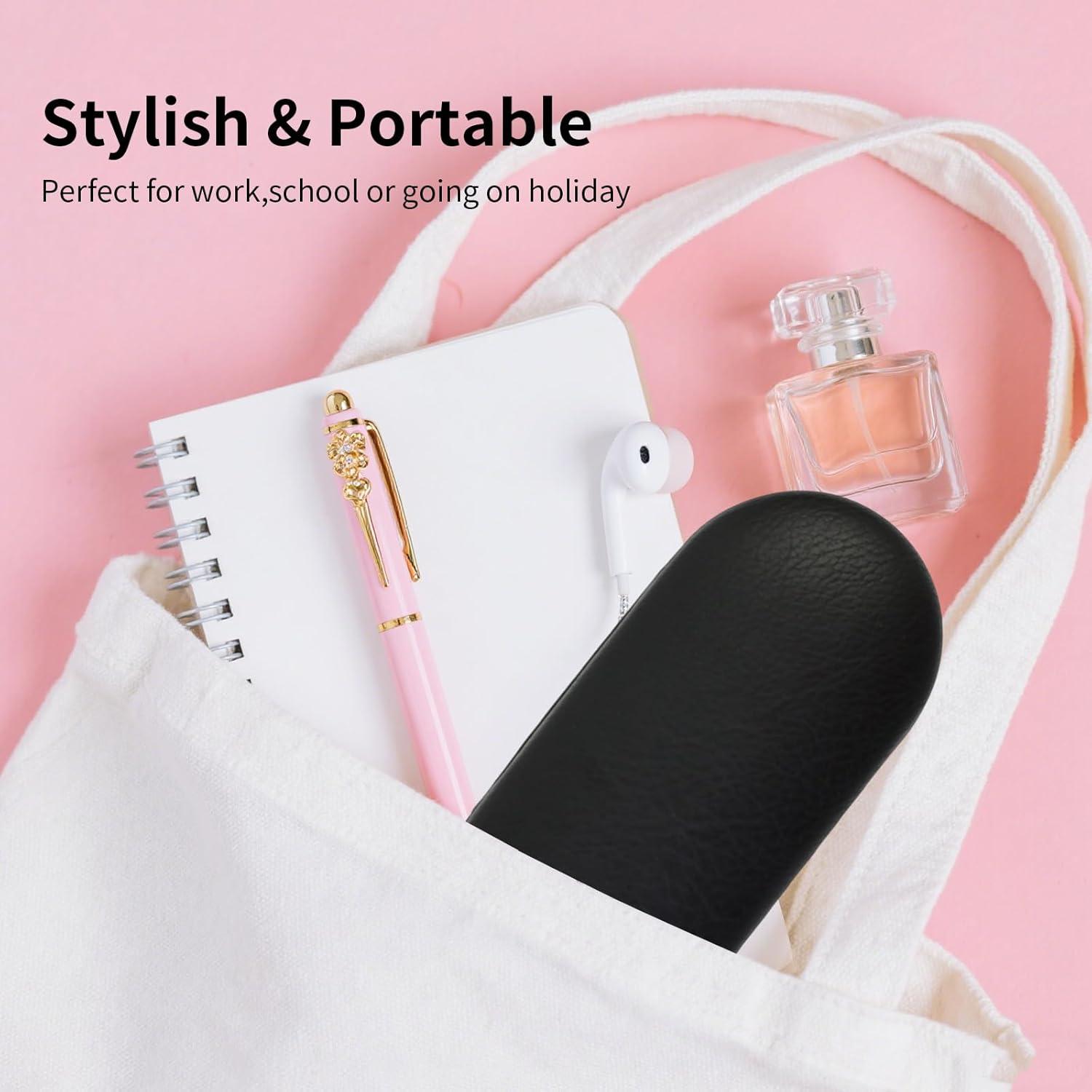 Estuche 2 en 1 para Lentes de Contacto y Gafas SCYJH Negro