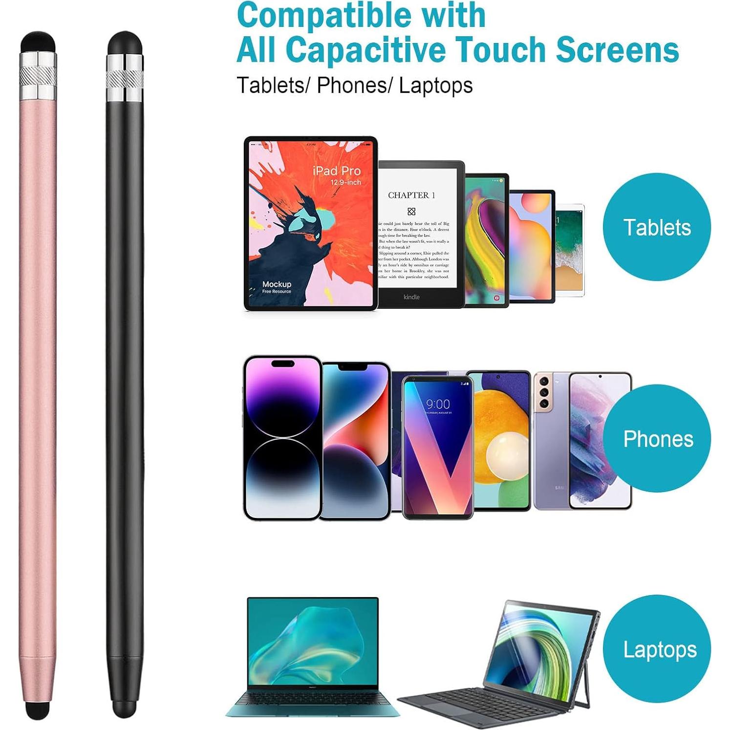 Estilógrafo Capacitivo CCIVV 4 Puntas Reemplazables para Tablets