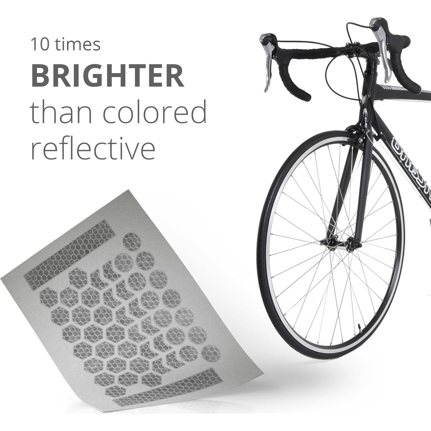 Calcomanías Reflectantes Hexágono 330 - ReflecToes - 5 Hojas