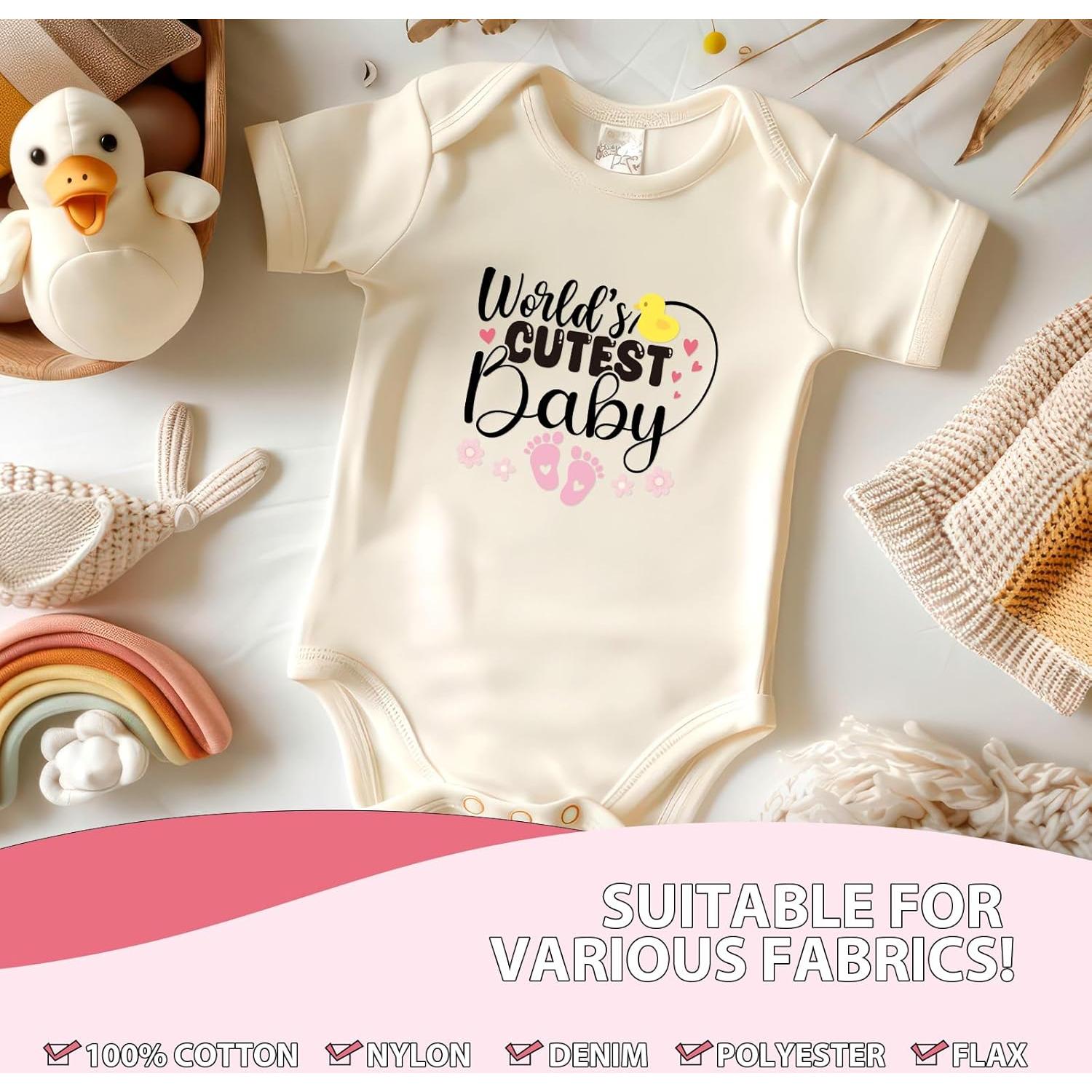 Transferencias de Hierro Falueqg 30Pcs para Baby Shower