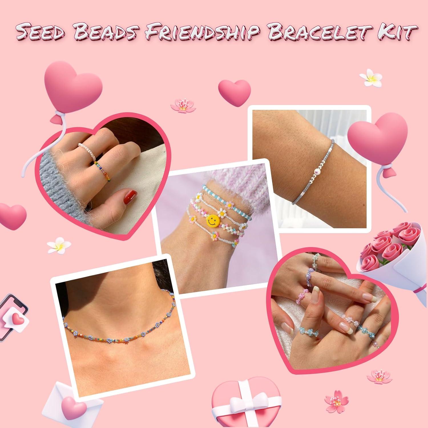 Kit de Joyería Sistenia 60000 Perlas de Vidrio 2mm 96 Colores