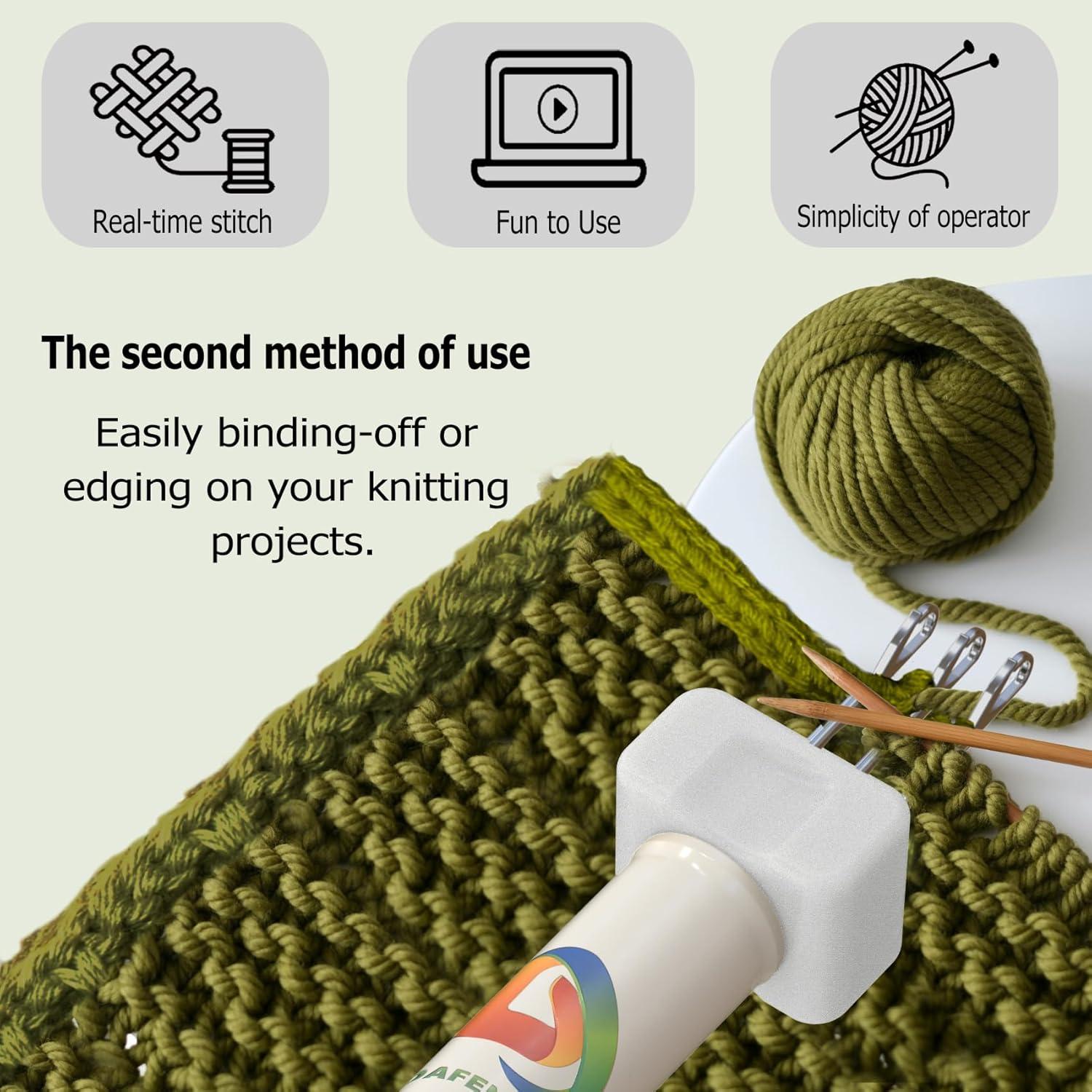 Herramienta de Tejer Multifuncional DAFENCHI 3 Ganchos Beige