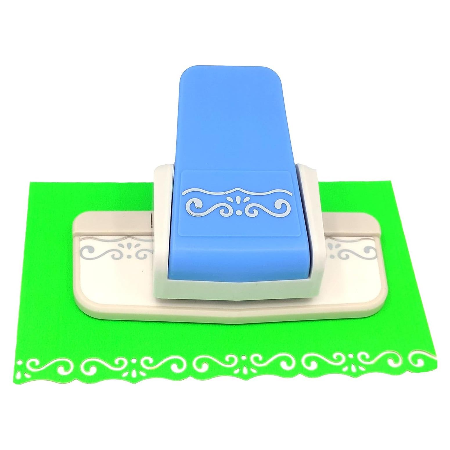 Troquelador de bordes Kucaa en forma de S para scrapbooking