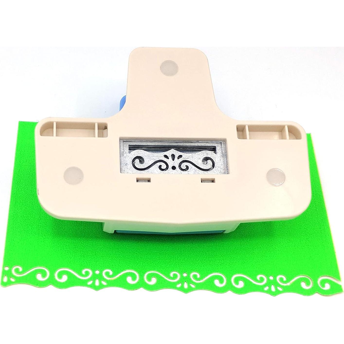 Troquelador de bordes Kucaa en forma de S para scrapbooking