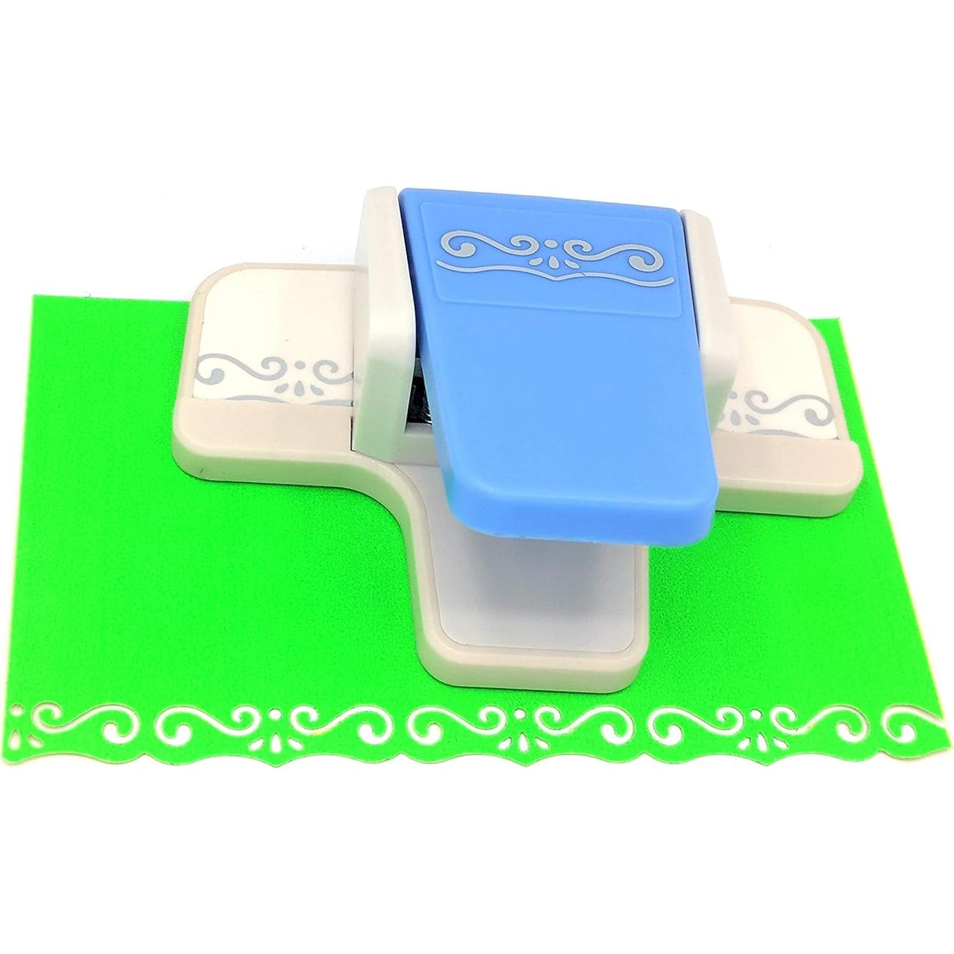 Troquelador de bordes Kucaa en forma de S para scrapbooking