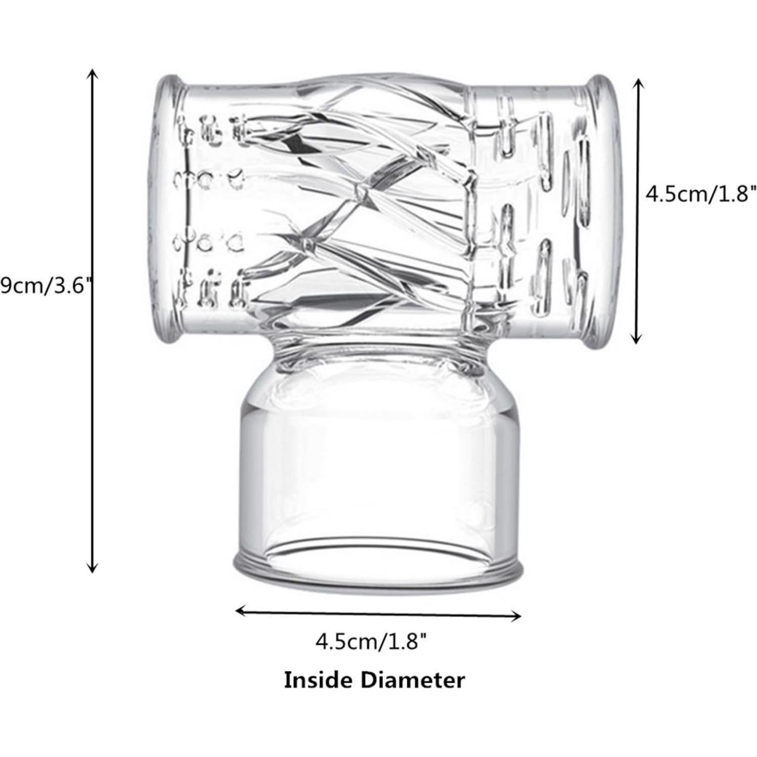 4 Accesorios de Silicona para Masaje Eléctrico Mini Hitachi