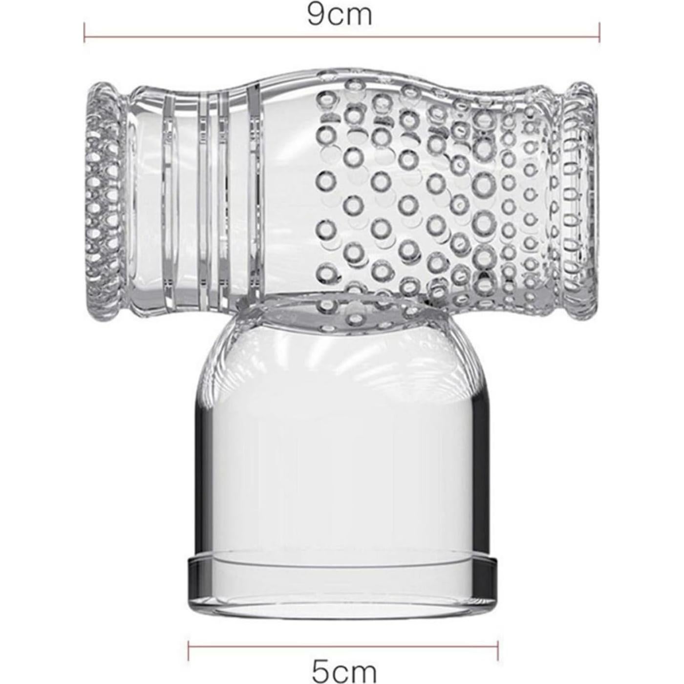 4 Accesorios de Silicona para Masaje Eléctrico Mini Hitachi