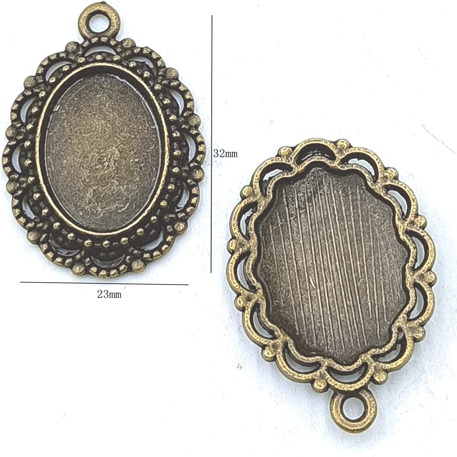 Colgantes de Cruz Vintage YOOGCORETT 50pcs 16x8mm Plata Antigua