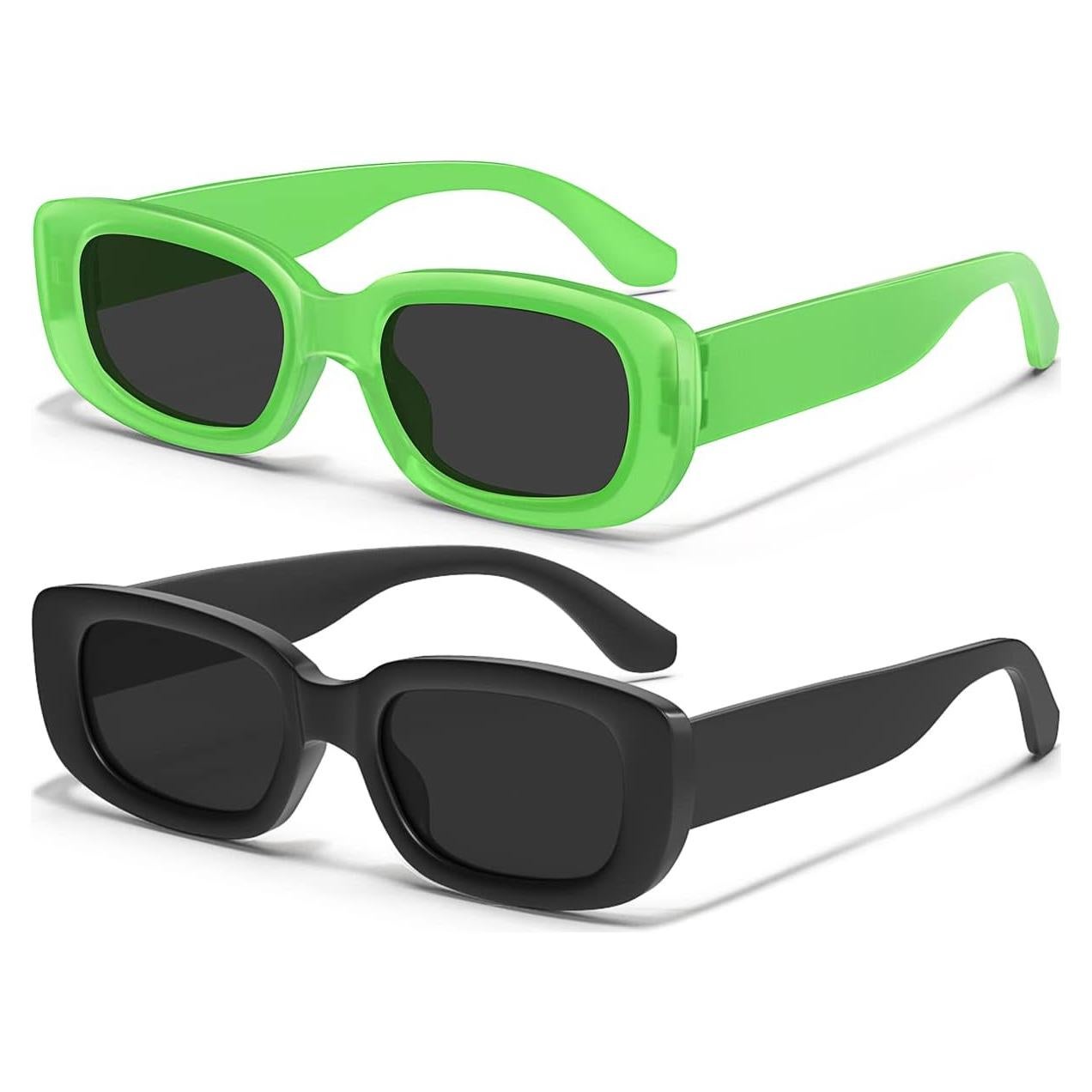 Gafas de sol retro UV para niños AWGSEE, paquete de 2