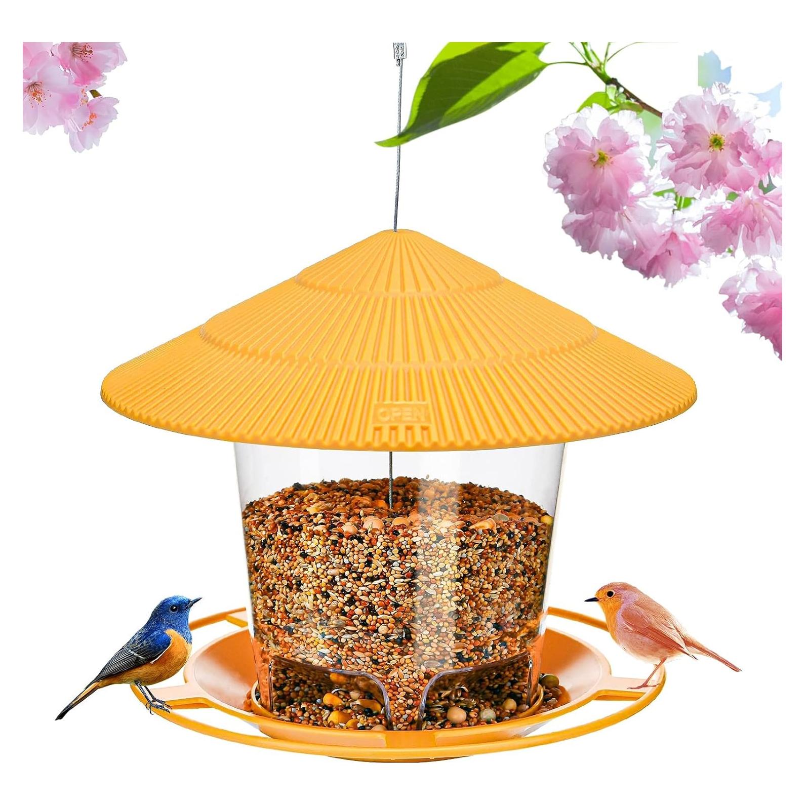 Comedero Colgante para Aves Hanizi Amarillo 1.3 kg