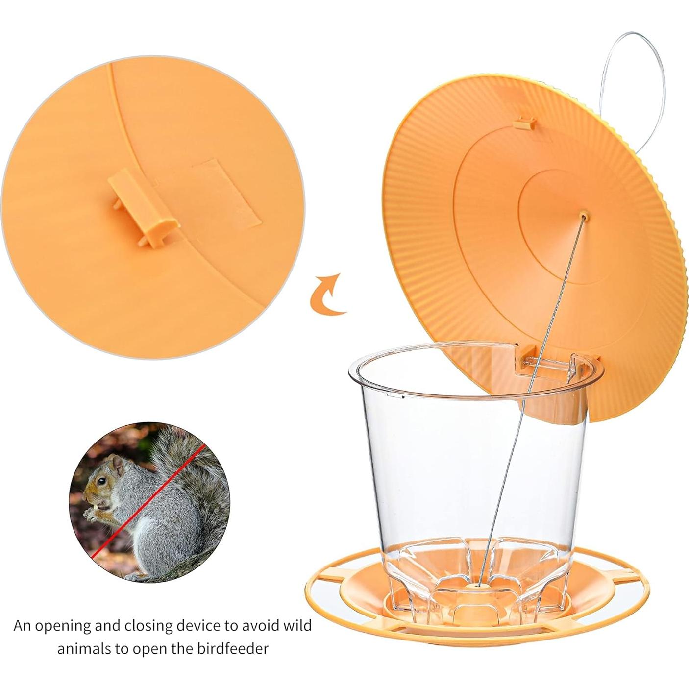 Comedero Colgante para Aves Hanizi Amarillo 1.3 kg