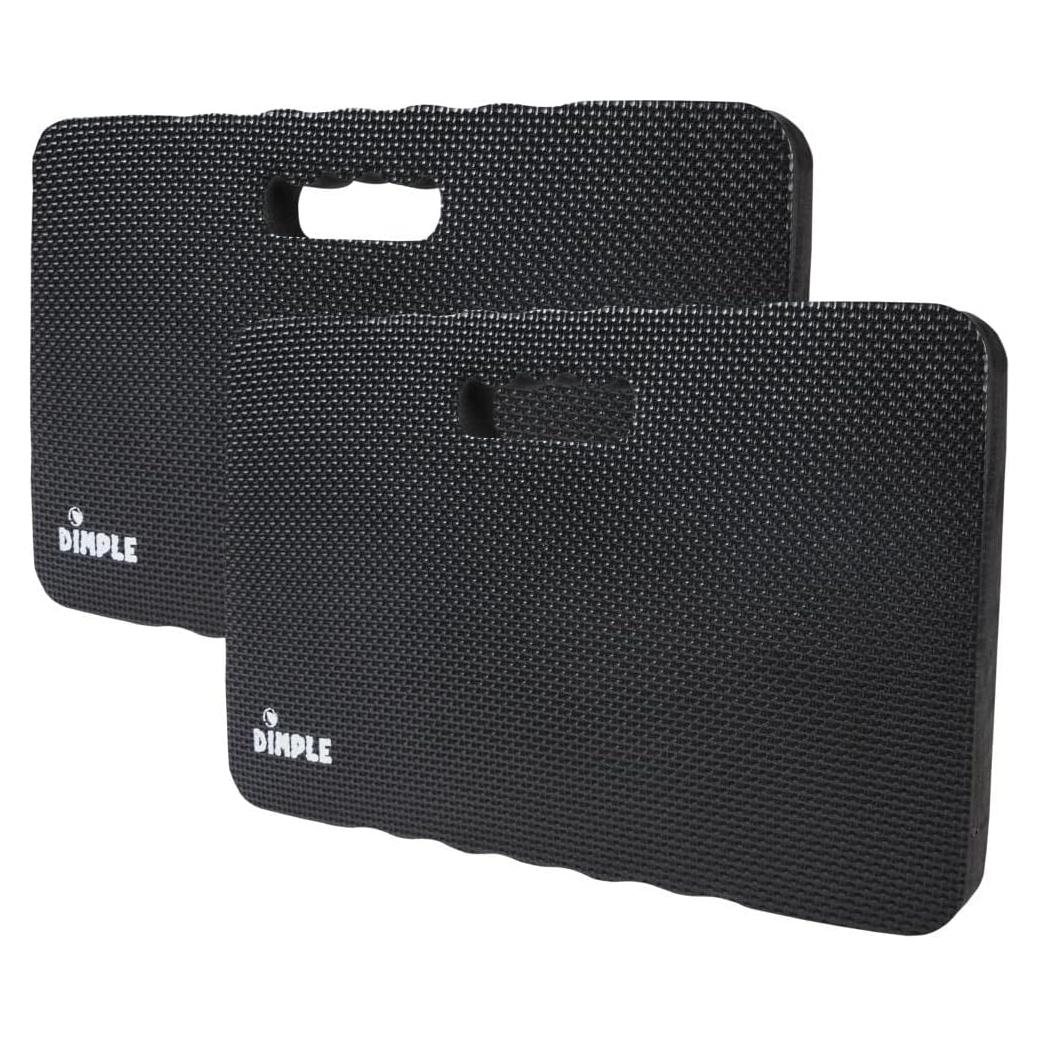 Almohadilla de Rodillas Dimple Negra - Espuma Densa 45.72x27.94cm