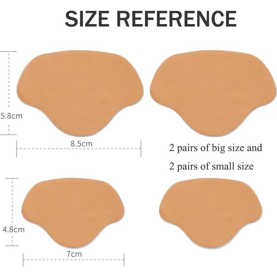 Kit de Reparación de Zapatos Marnunu - 4 Pares Parches Autoadhesivos