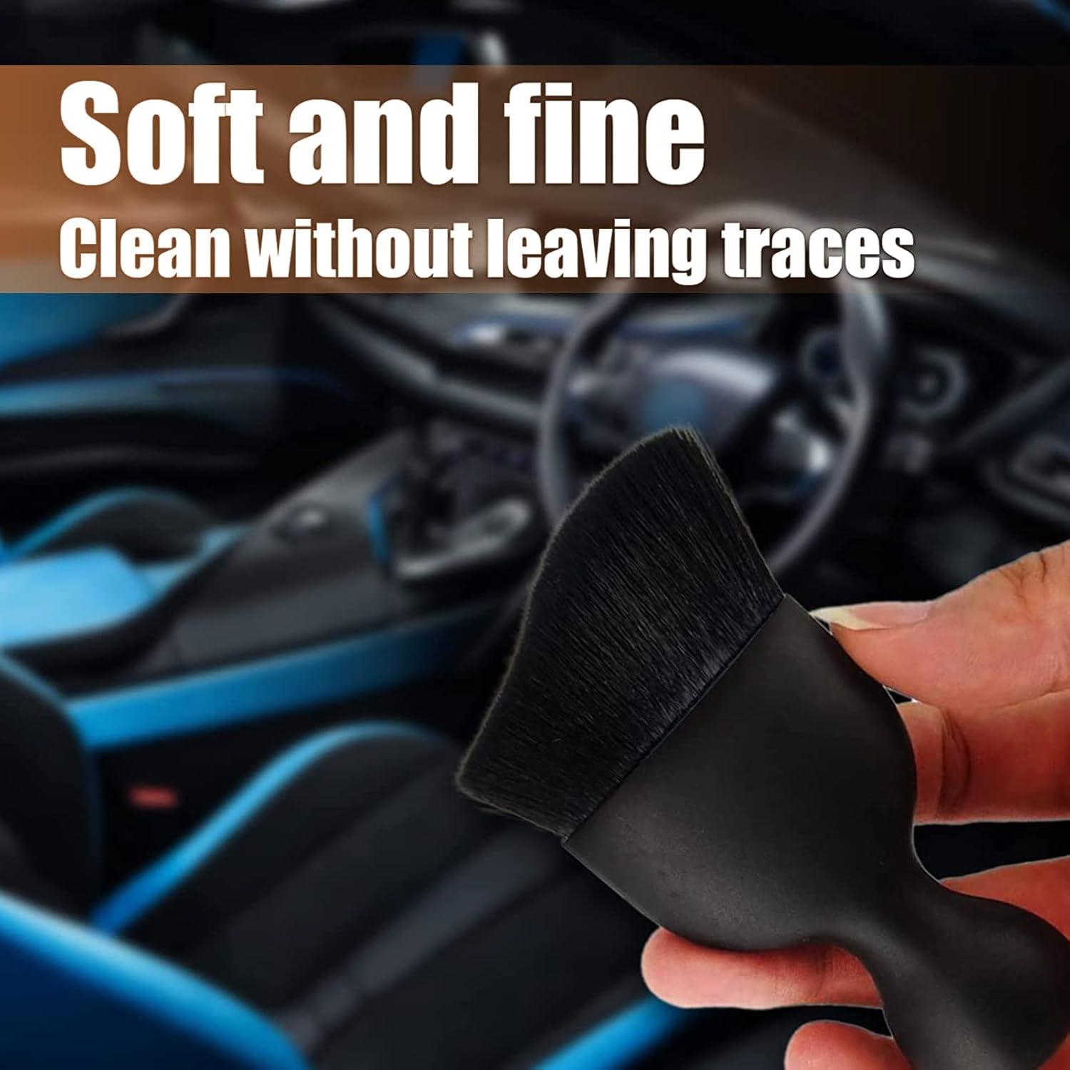 Cepillo de Polvo para Interior de Coche NGHEY 1 PC Negro