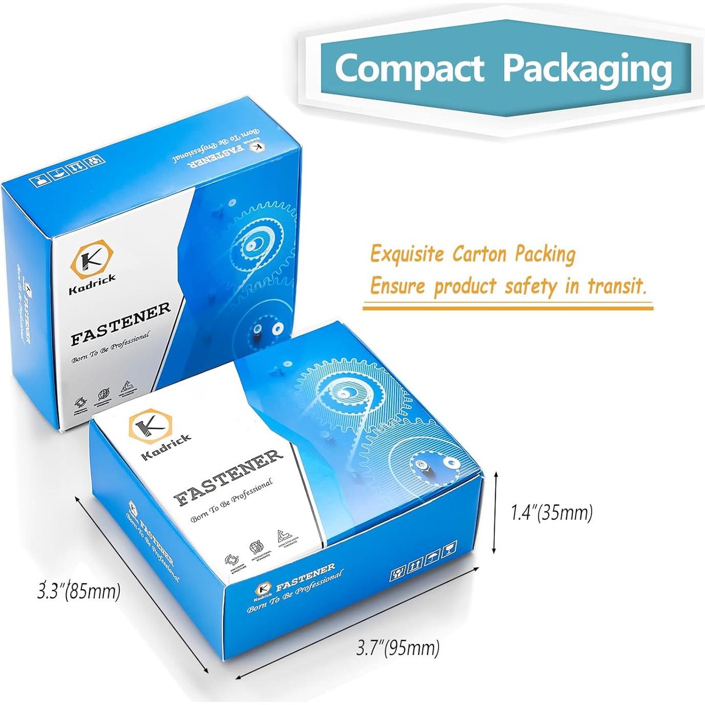 Tuercas Remachadas Kadrick 3/8"-16 Acero al Carbono 35Pcs