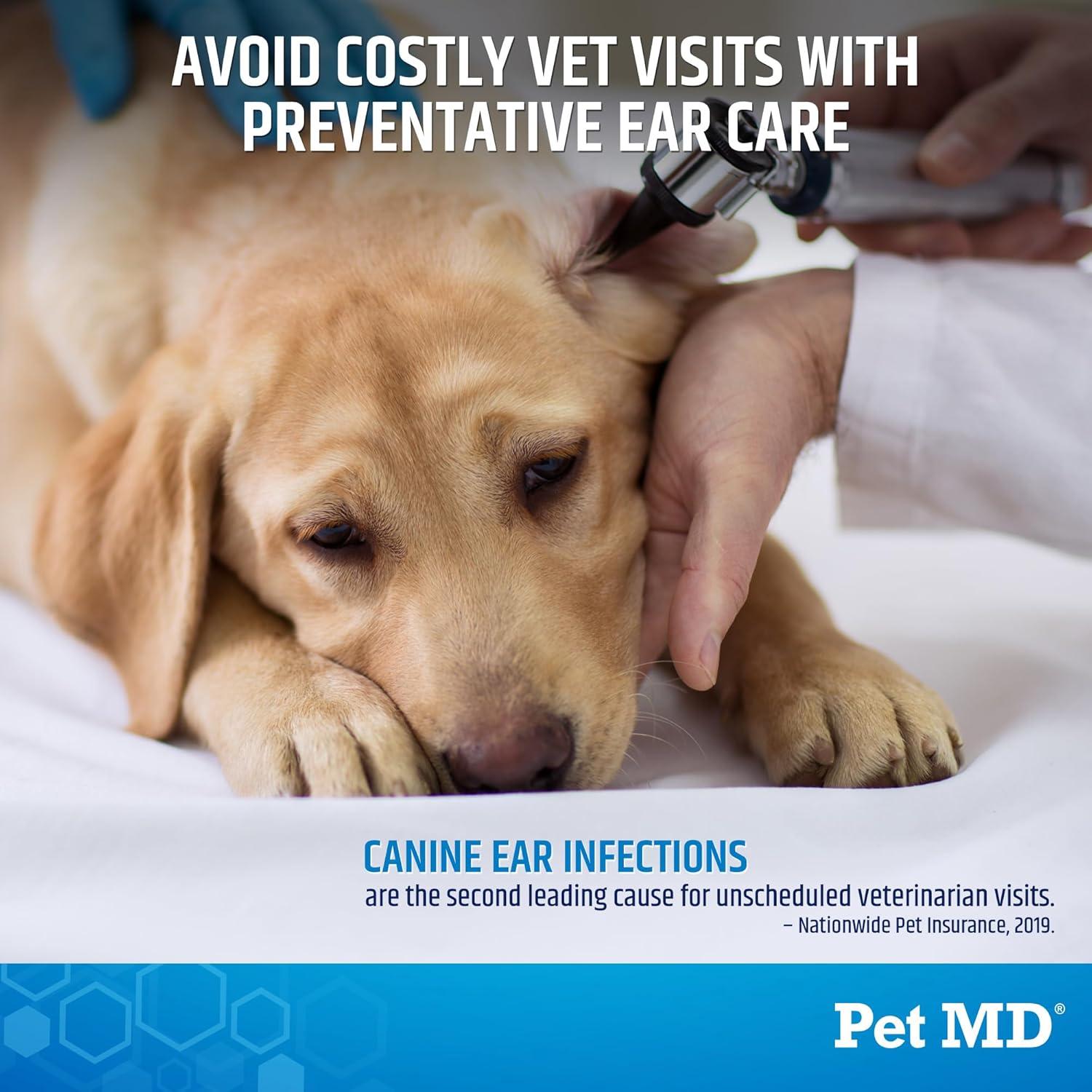 Toallitas para Oídos Pet MD Advanced 50ct - Limpiador Suave