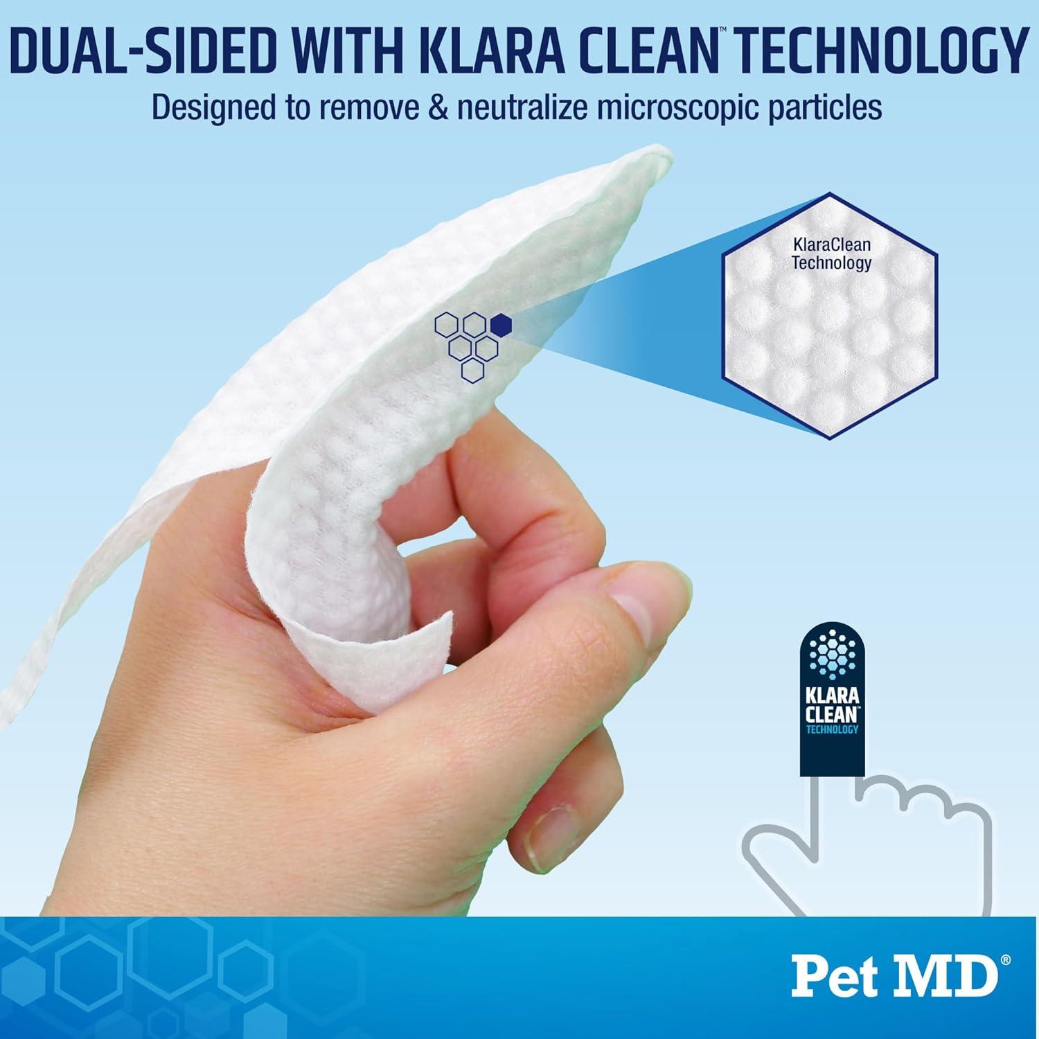 Toallitas para Oídos Pet MD Advanced 50ct - Limpiador Suave