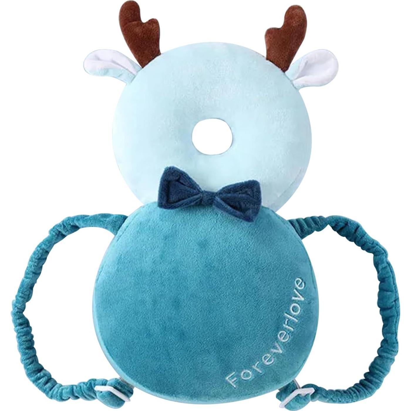 Protector de Cabeza para Bebés Lebao Ciervo Azul Ajustable