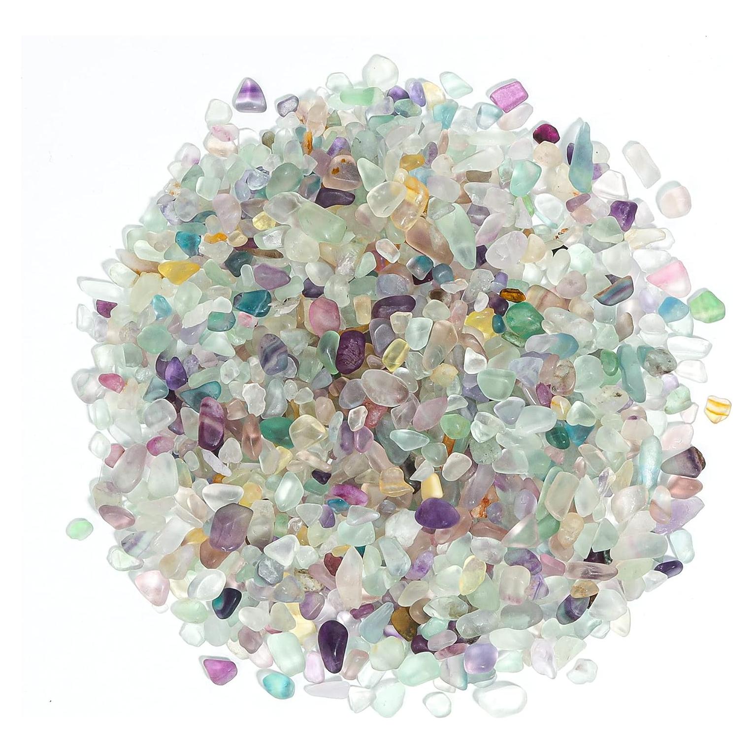 Chips de Cristal T4U Fluorita Pulida 0.23 kg - Piedras Decorativas