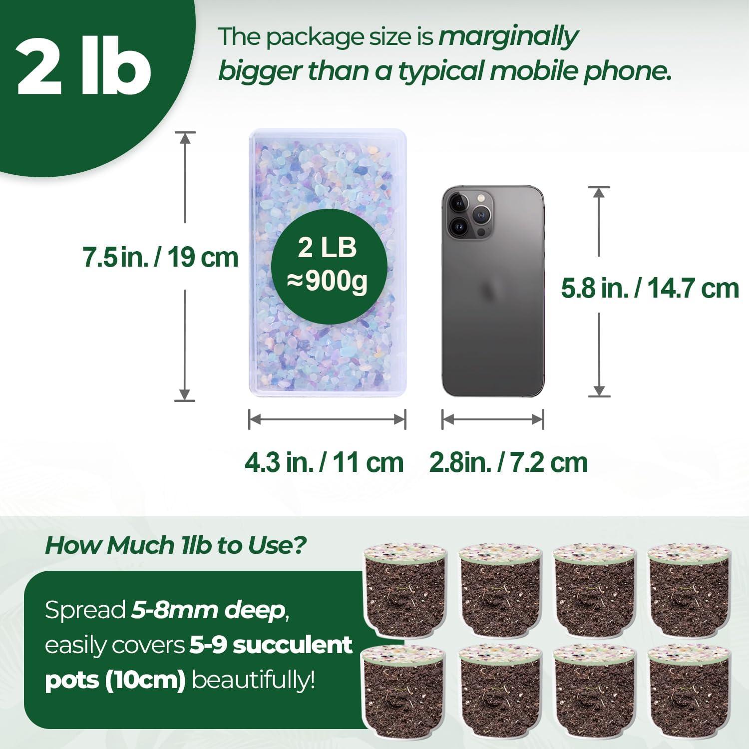 Chips de Cristal T4U Fluorita Pulida 0.23 kg - Piedras Decorativas