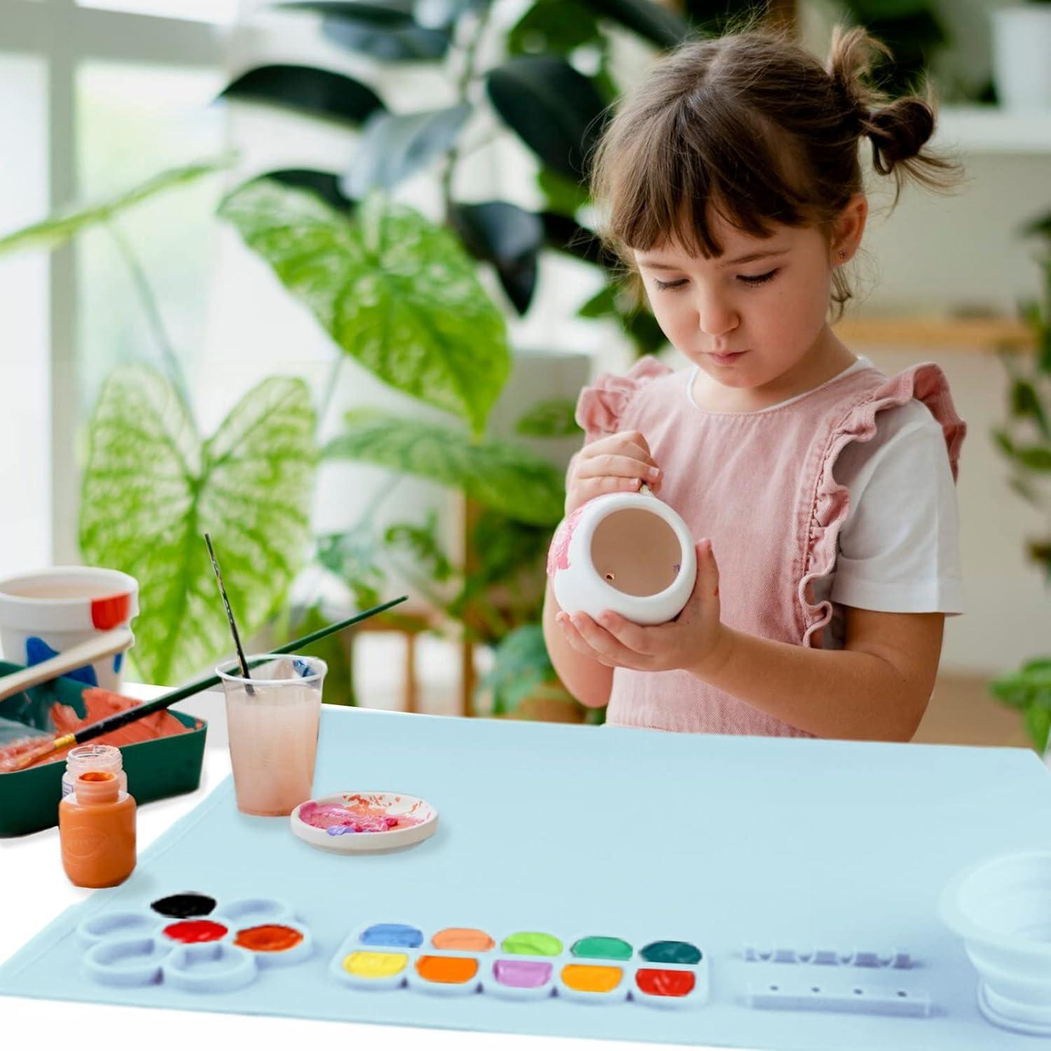 Alfombrilla de Pintura de Silicona Apeso 50.8x40.6cm Azul