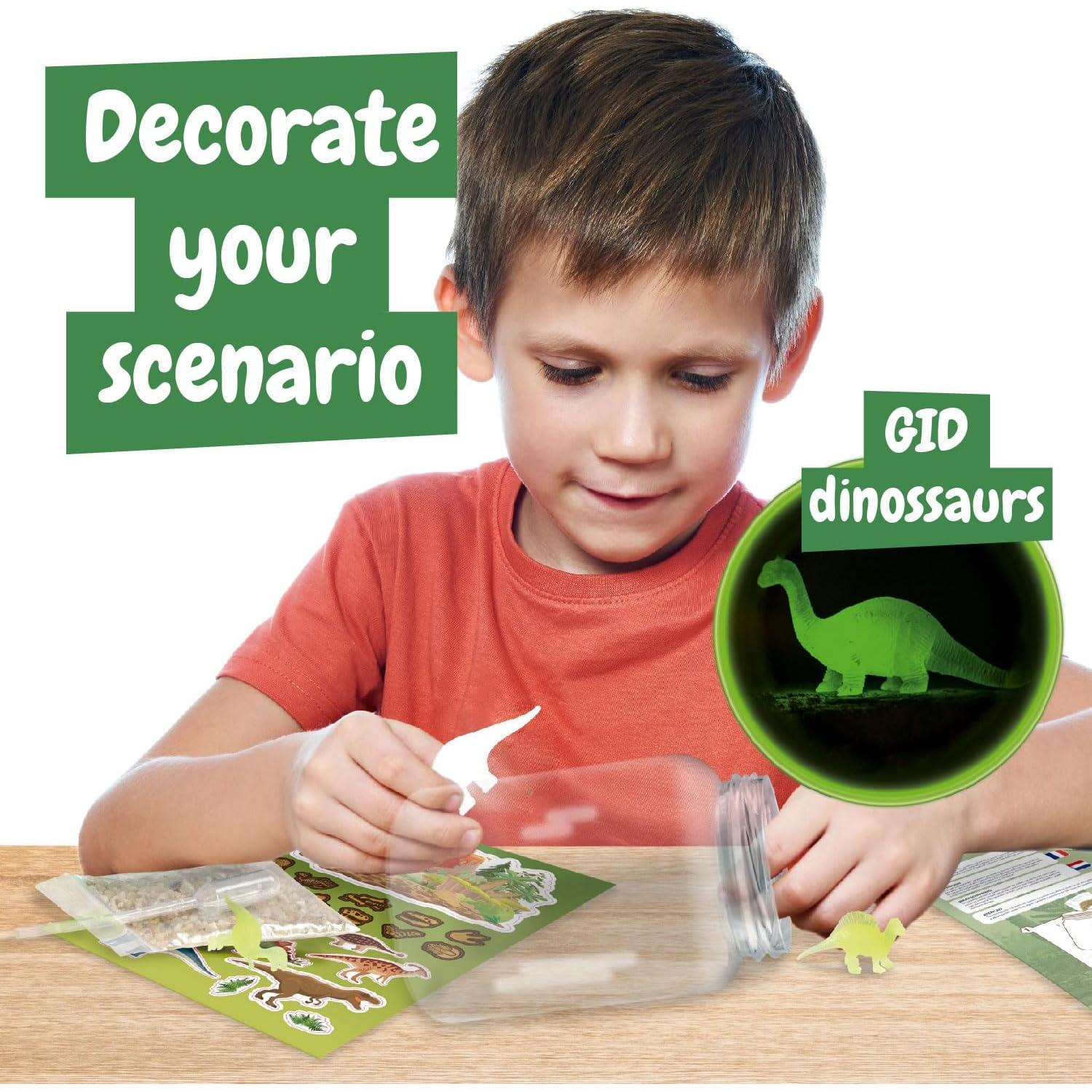 Kit Terrario Dinosaurios Science4you DIY Brilla en la Oscuridad