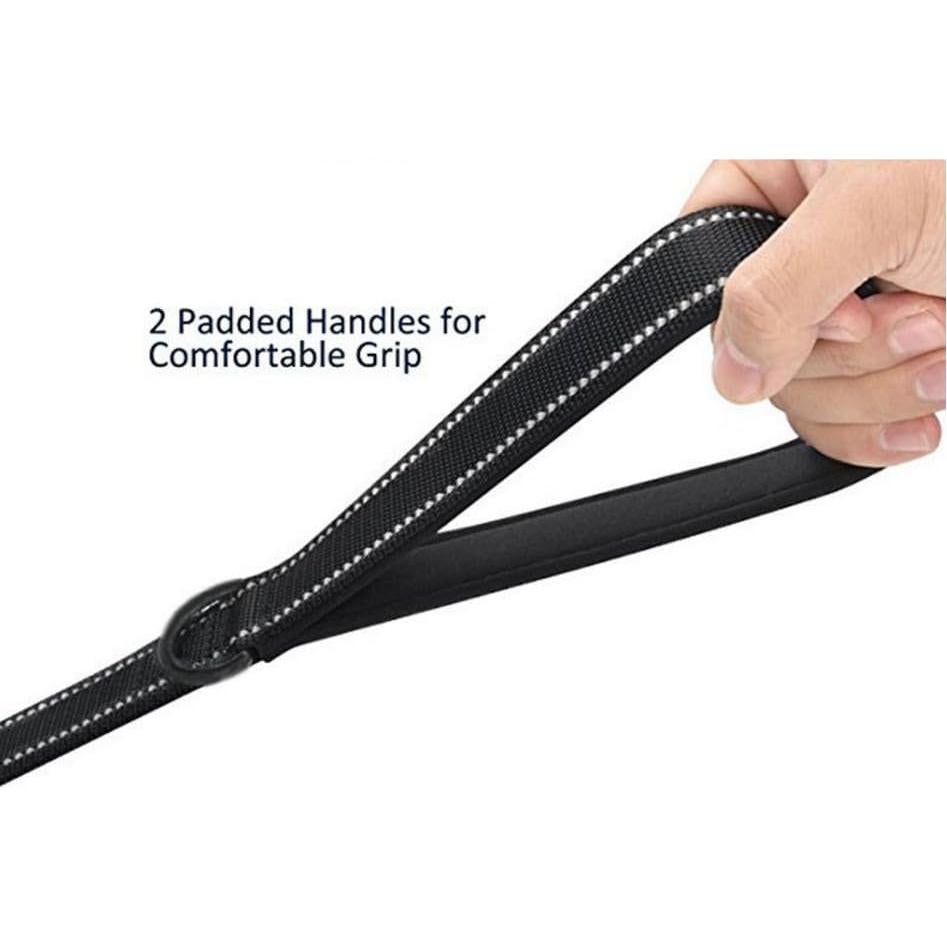 Correa para Perros JEWOSTER 1.83m Alta Resistencia con 2 Mangos