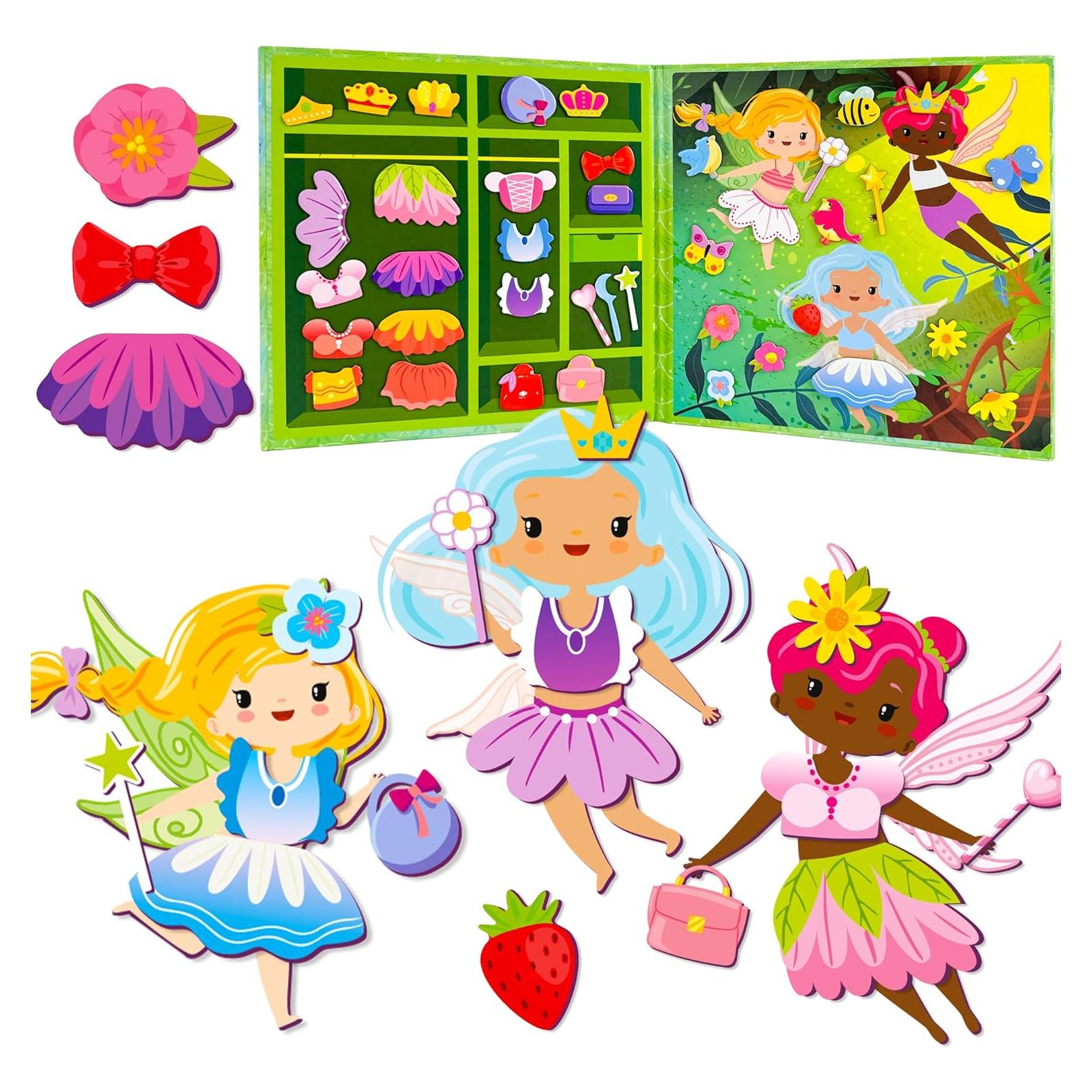 Muñecas Magnéticas QUOKKA Set de Juego Creativo 35 Piezas