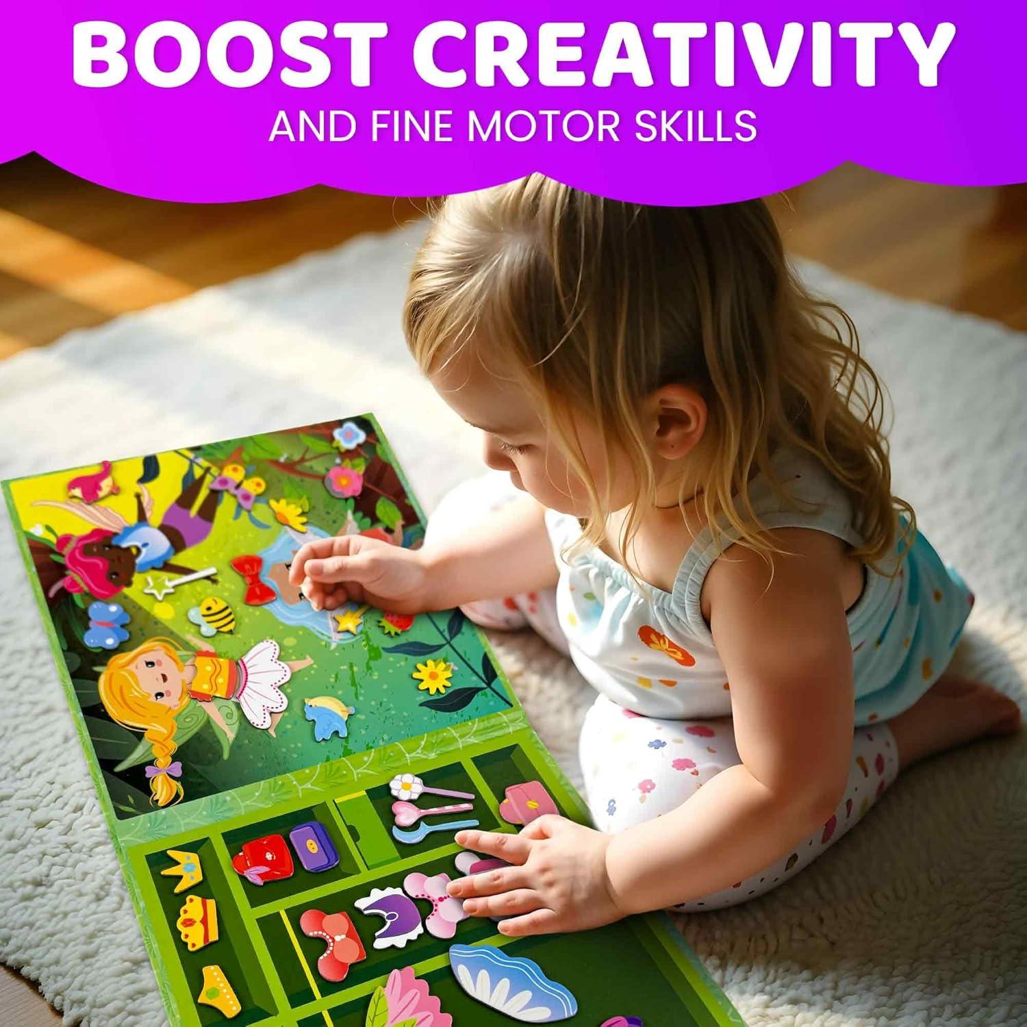 Muñecas Magnéticas QUOKKA Set de Juego Creativo 35 Piezas