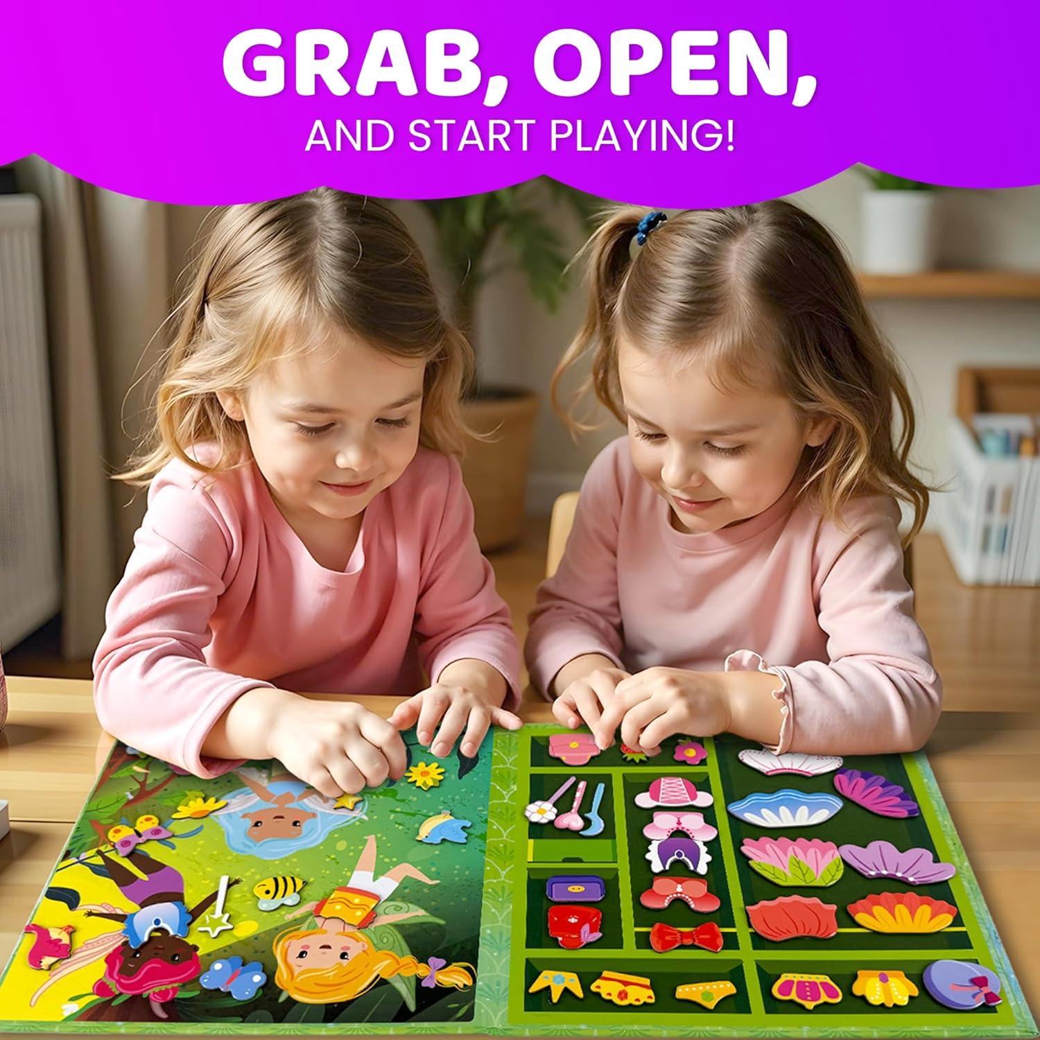 Muñecas Magnéticas QUOKKA Set de Juego Creativo 35 Piezas