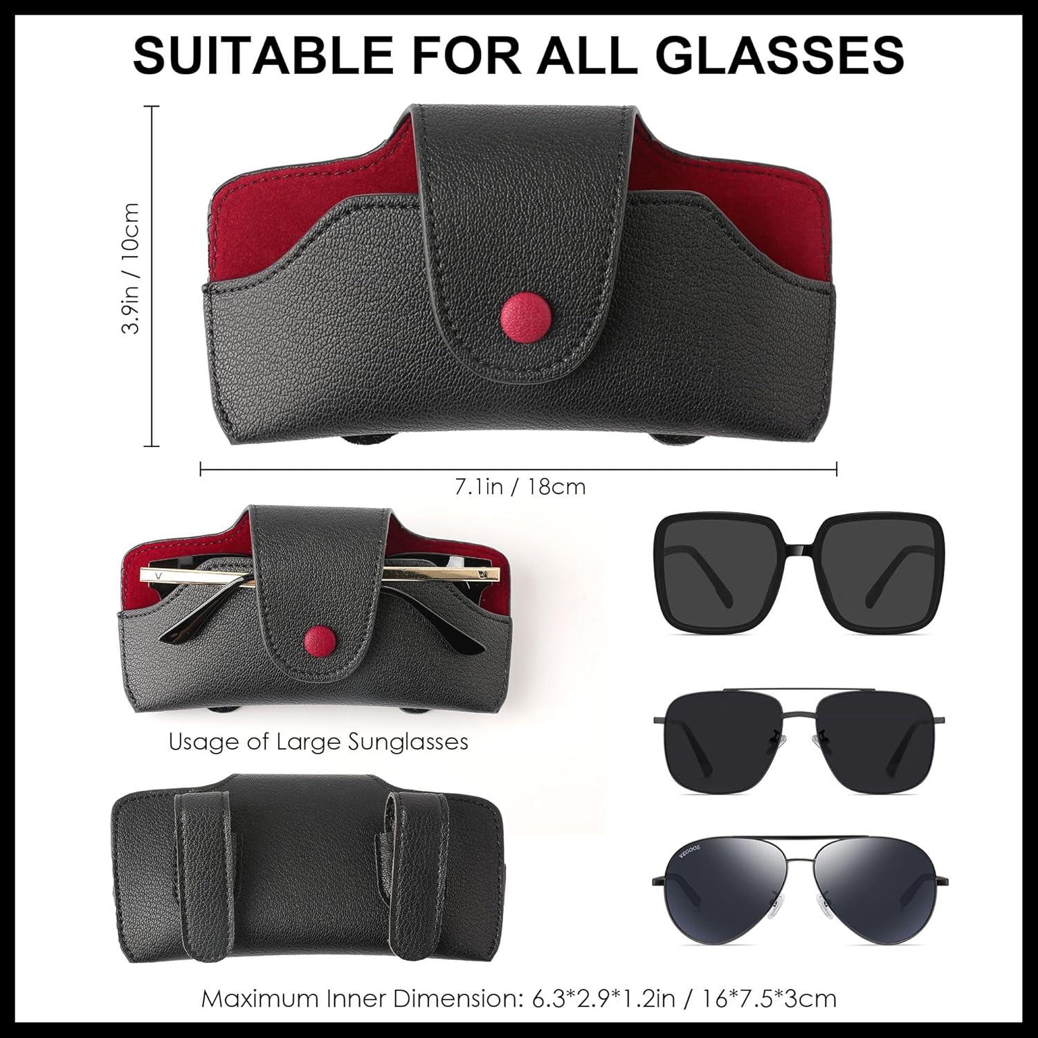 Soporte de Gafas de Sol GELVTIC para Coche - 2 Piezas