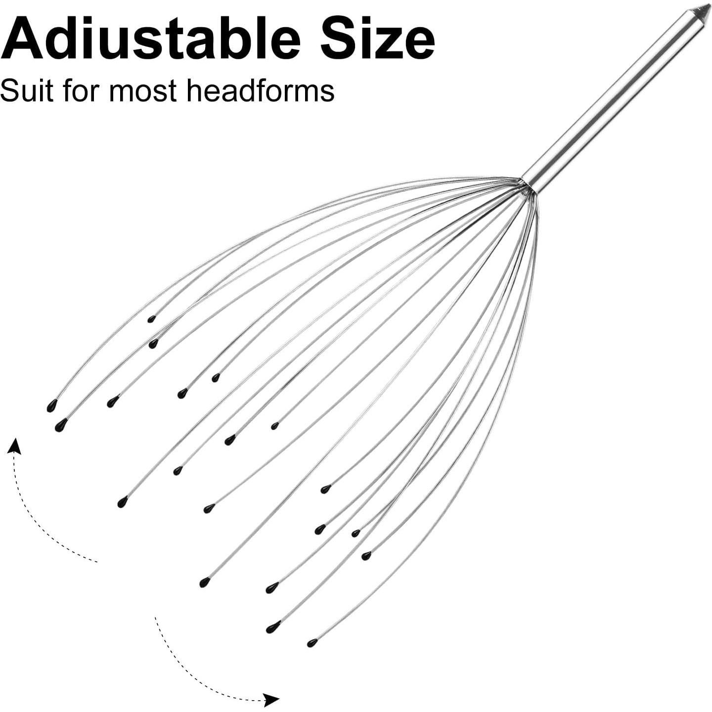 Masajeadores de Cuero Cabelludo Asqraqo 2 Piezas Portátiles