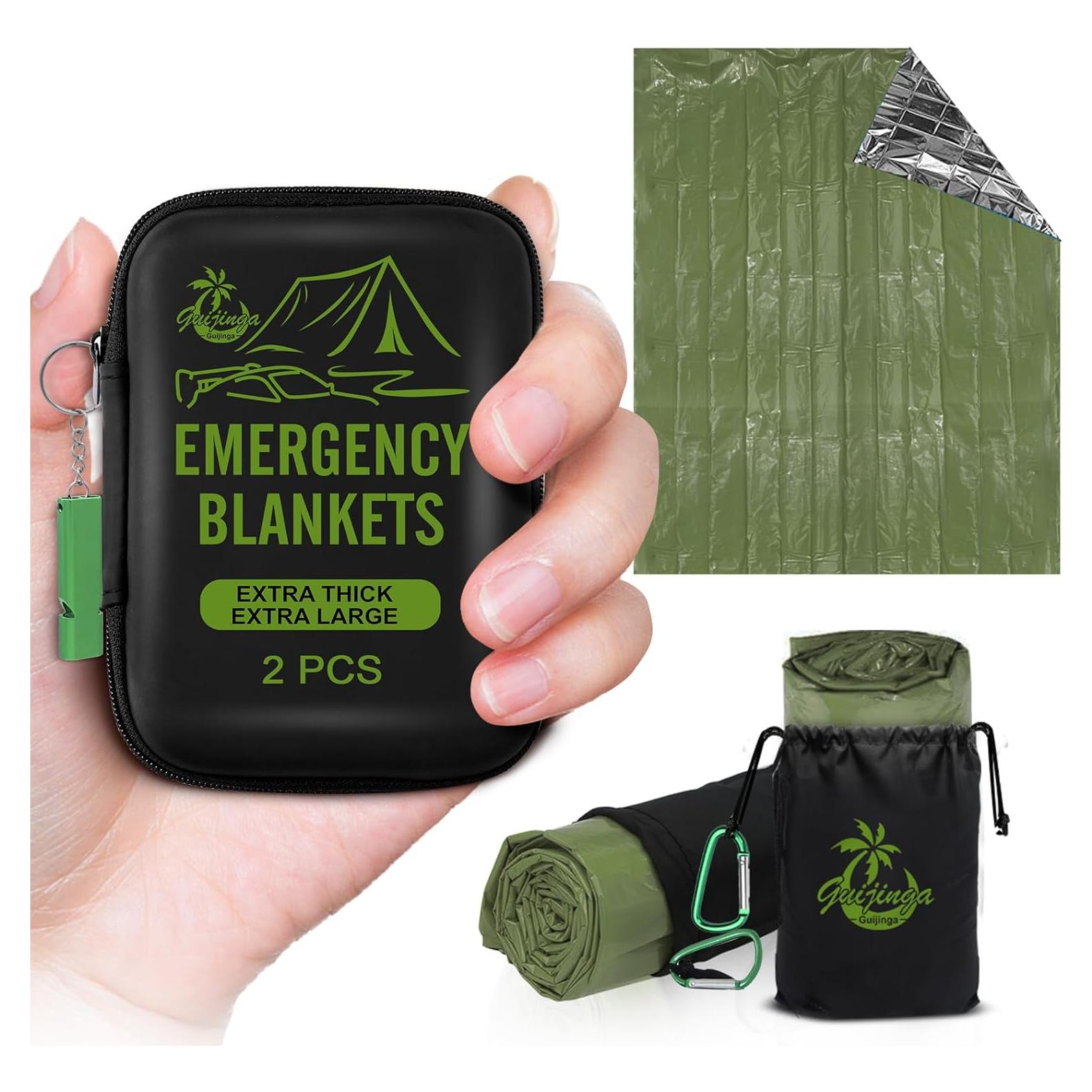 Mantitas de Emergencia Guijinga - Paquete de 2, 210x160cm