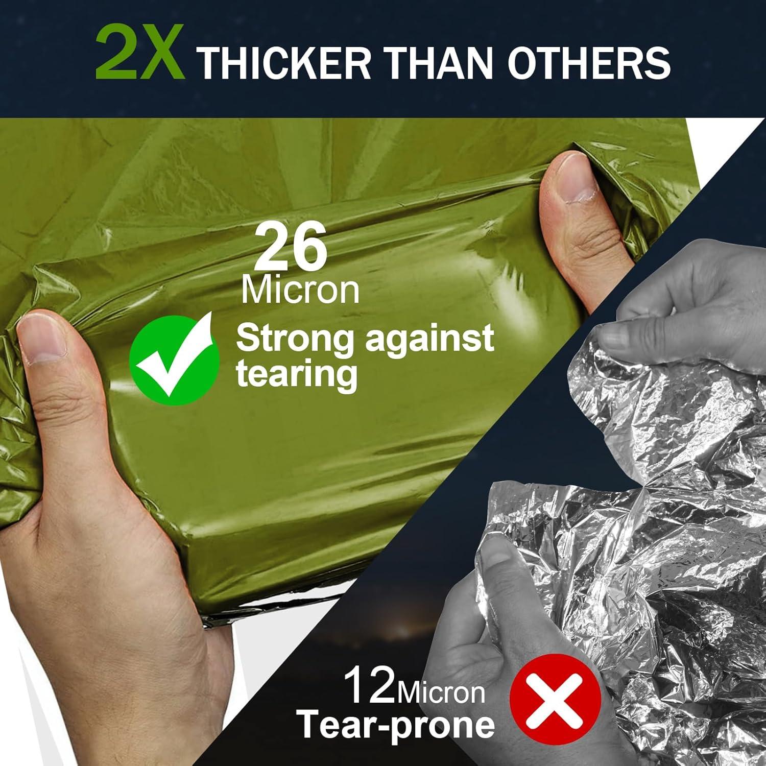 Mantitas de Emergencia Guijinga - Paquete de 2, 210x160cm