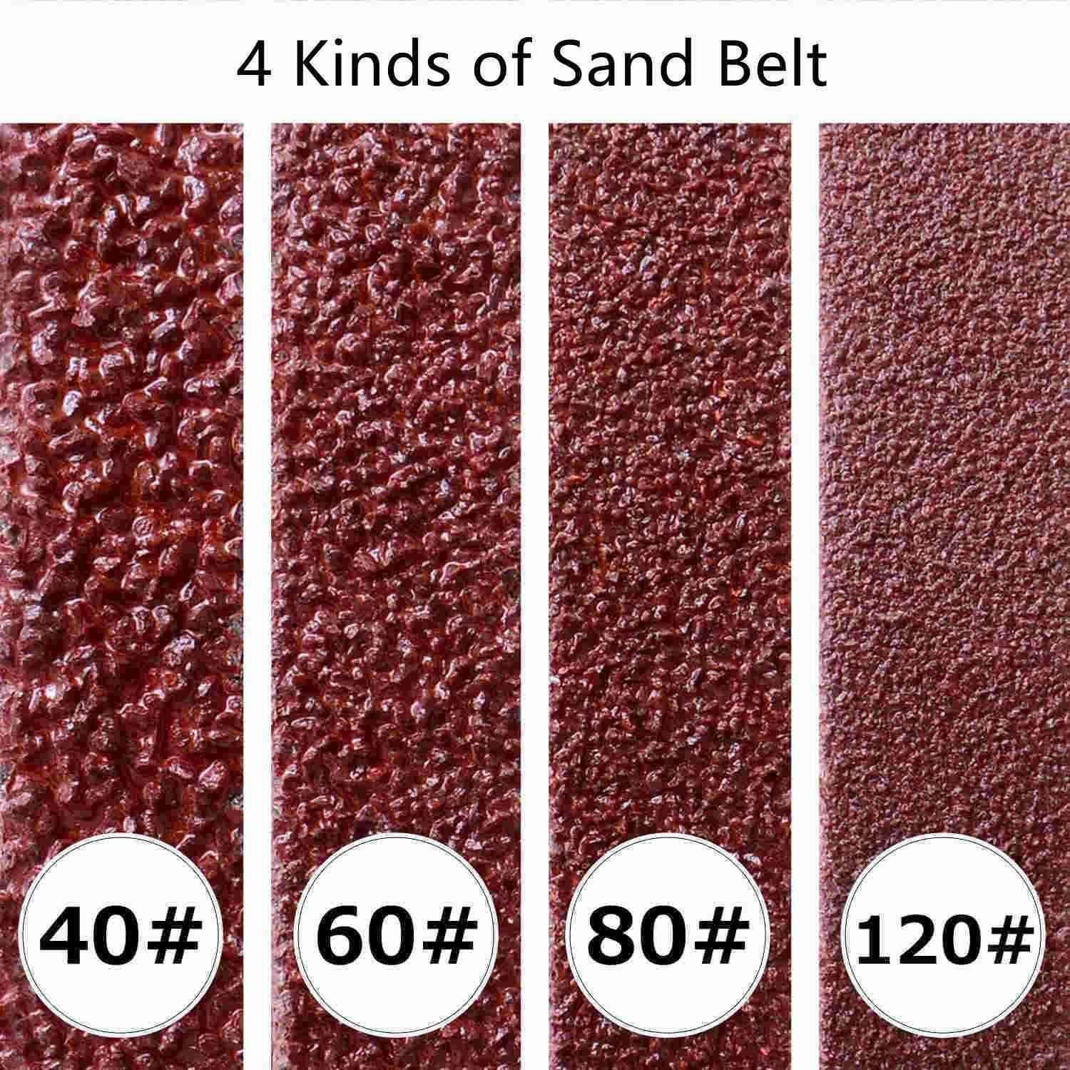 Lijadora de Banda Neumática Minimprover 1/4" con 12 Cintas