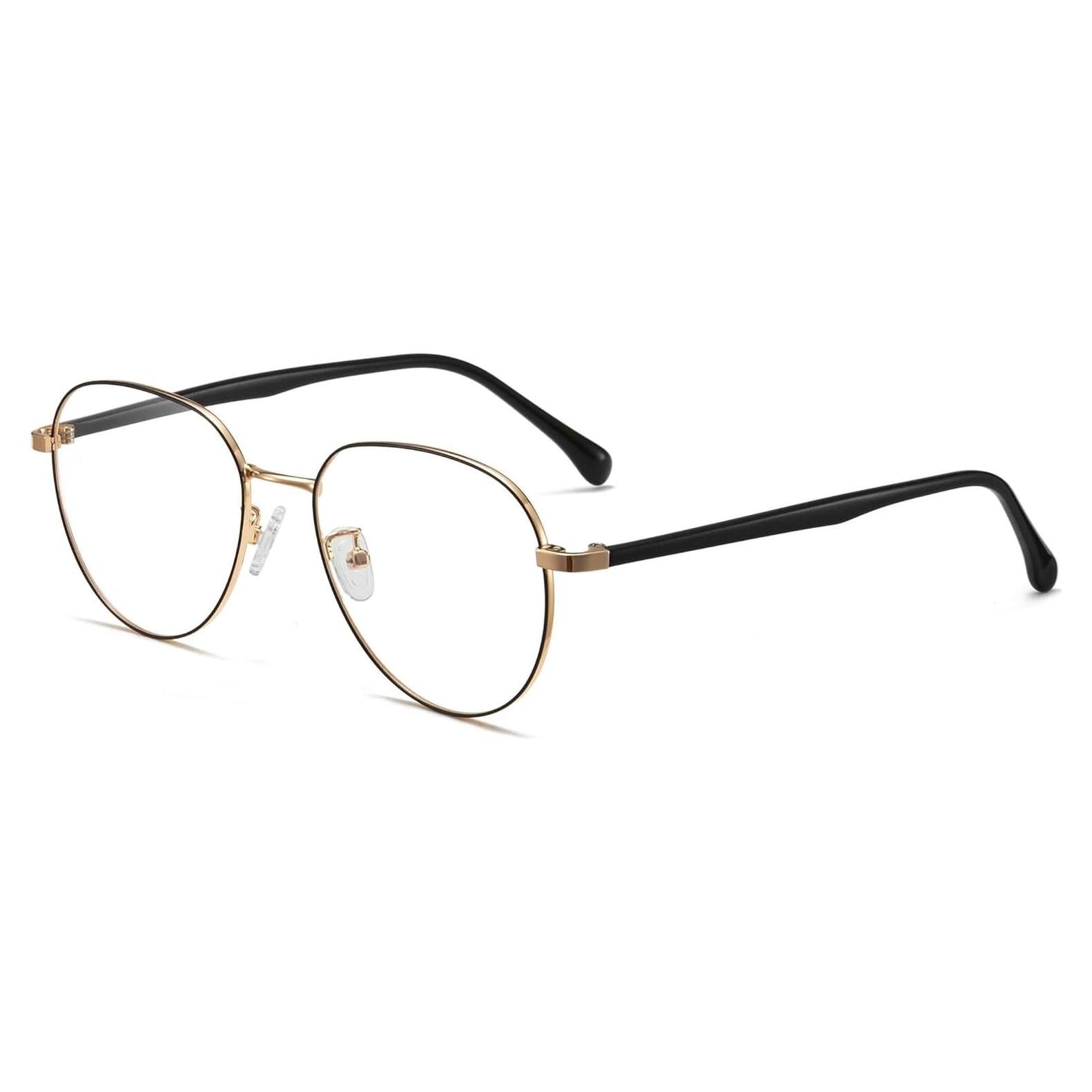 Gafas ANRRI Retro Redondas Anti Luz Azul UV para Adultos