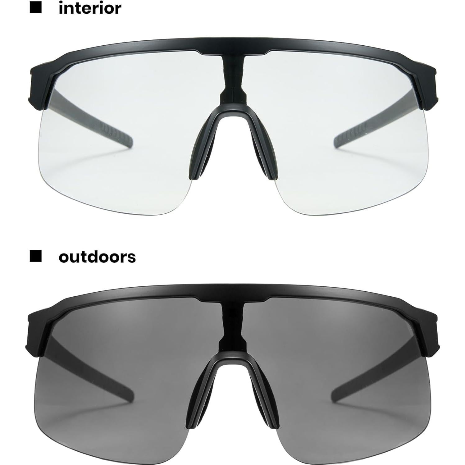 Gafas de Ciclismo Fotoquímicas Cyxus UV400 para Hombres y Mujeres