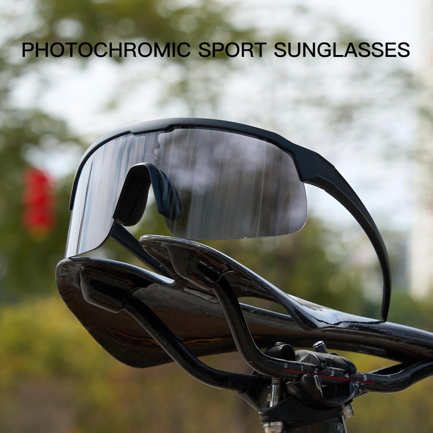 Gafas de Ciclismo Fotoquímicas Cyxus UV400 para Hombres y Mujeres