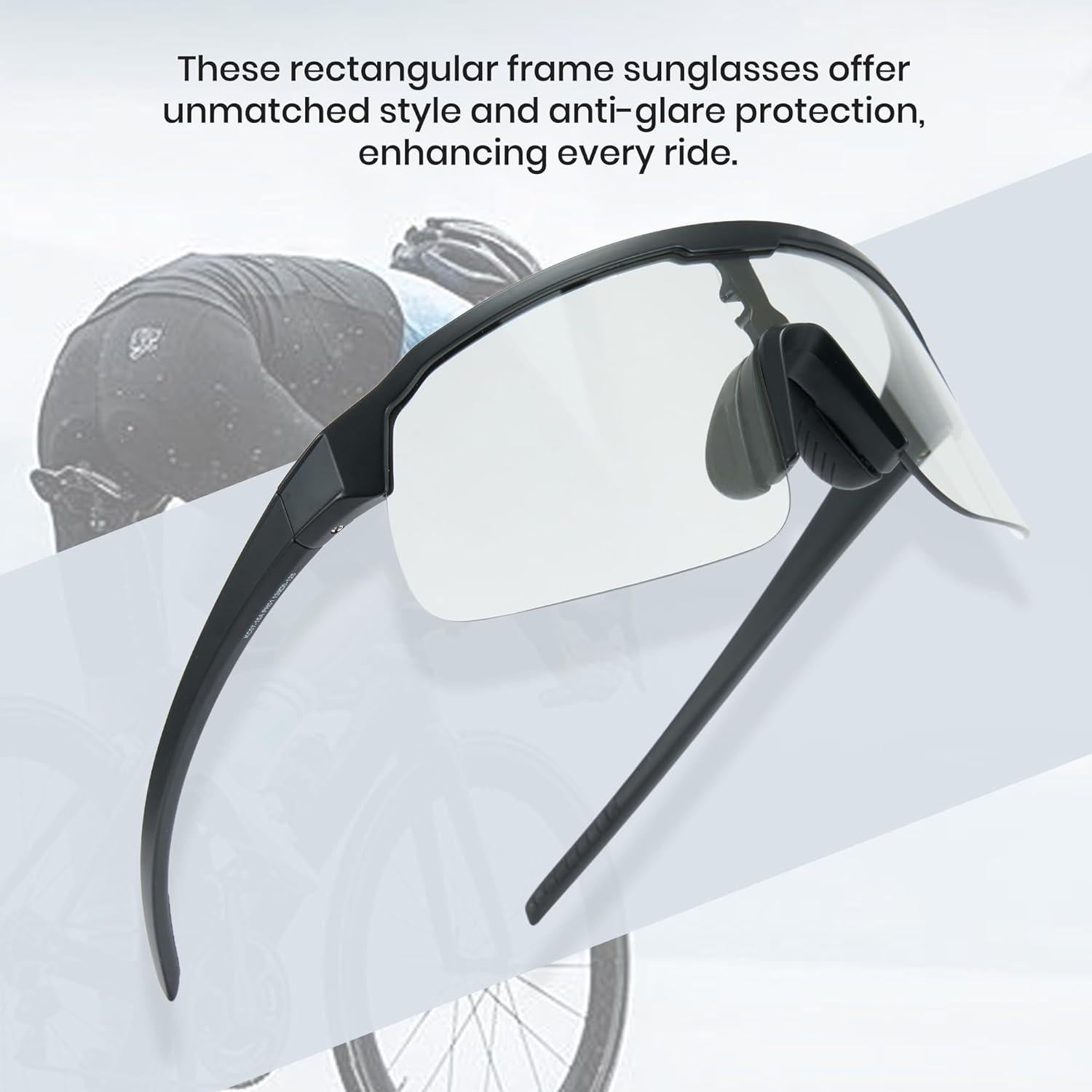 Gafas de Ciclismo Fotoquímicas Cyxus UV400 para Hombres y Mujeres