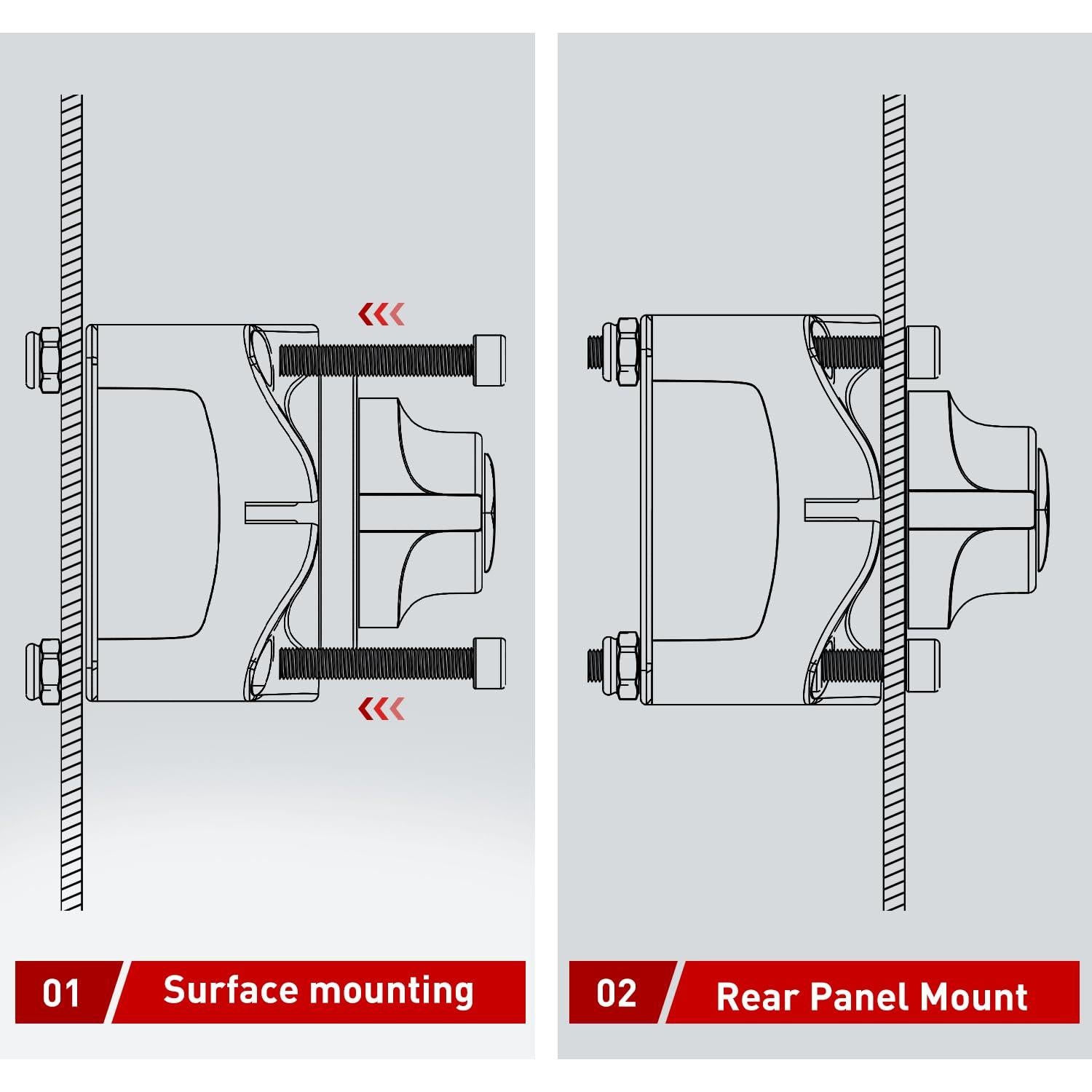 Interruptor de Batería Nilight 1-2-Both-Off 200A 12-48V