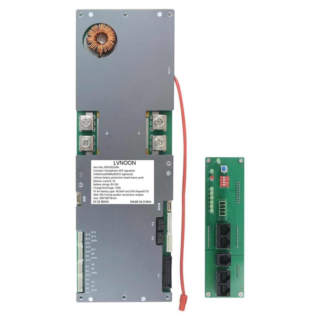 Inversor Activo Inteligente LVNOON BMS 100A 48V 8S-16S