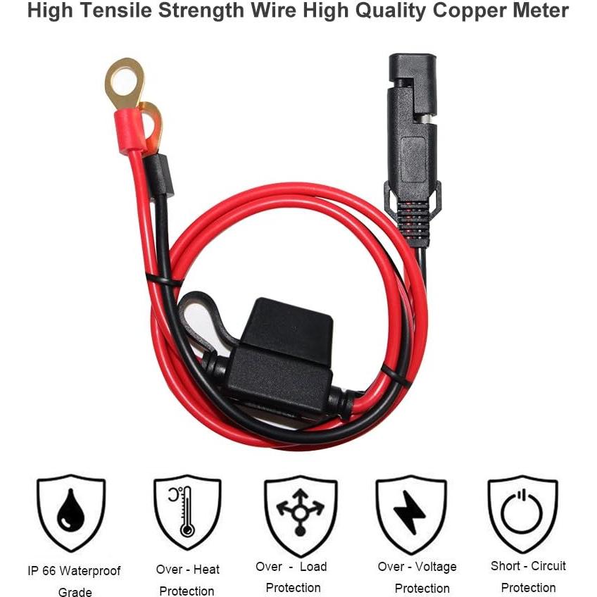 Conector SAE a Terminal de Anillo SPARKING 2FT 10A