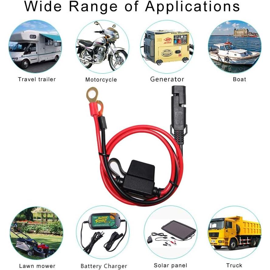 Conector SAE a Terminal de Anillo SPARKING 2FT 10A