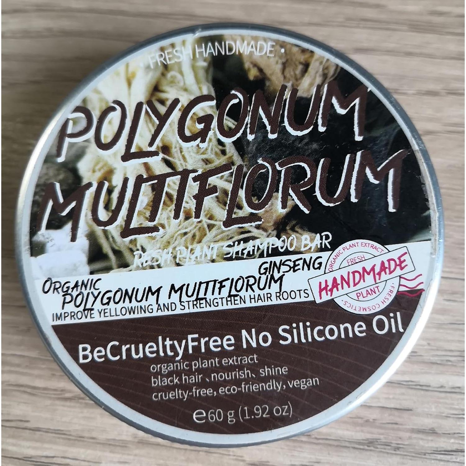 Champú Sólido Natural Hotiary para Oscurecer Cabello Gris - 2 Unidades