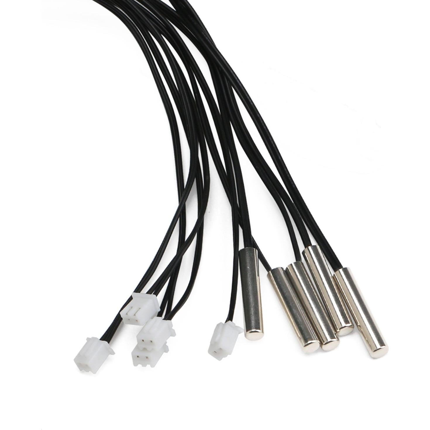 Sonda de Temperatura DROK 10K 1 Metro 5 Piezas NTC Acero Inoxidable